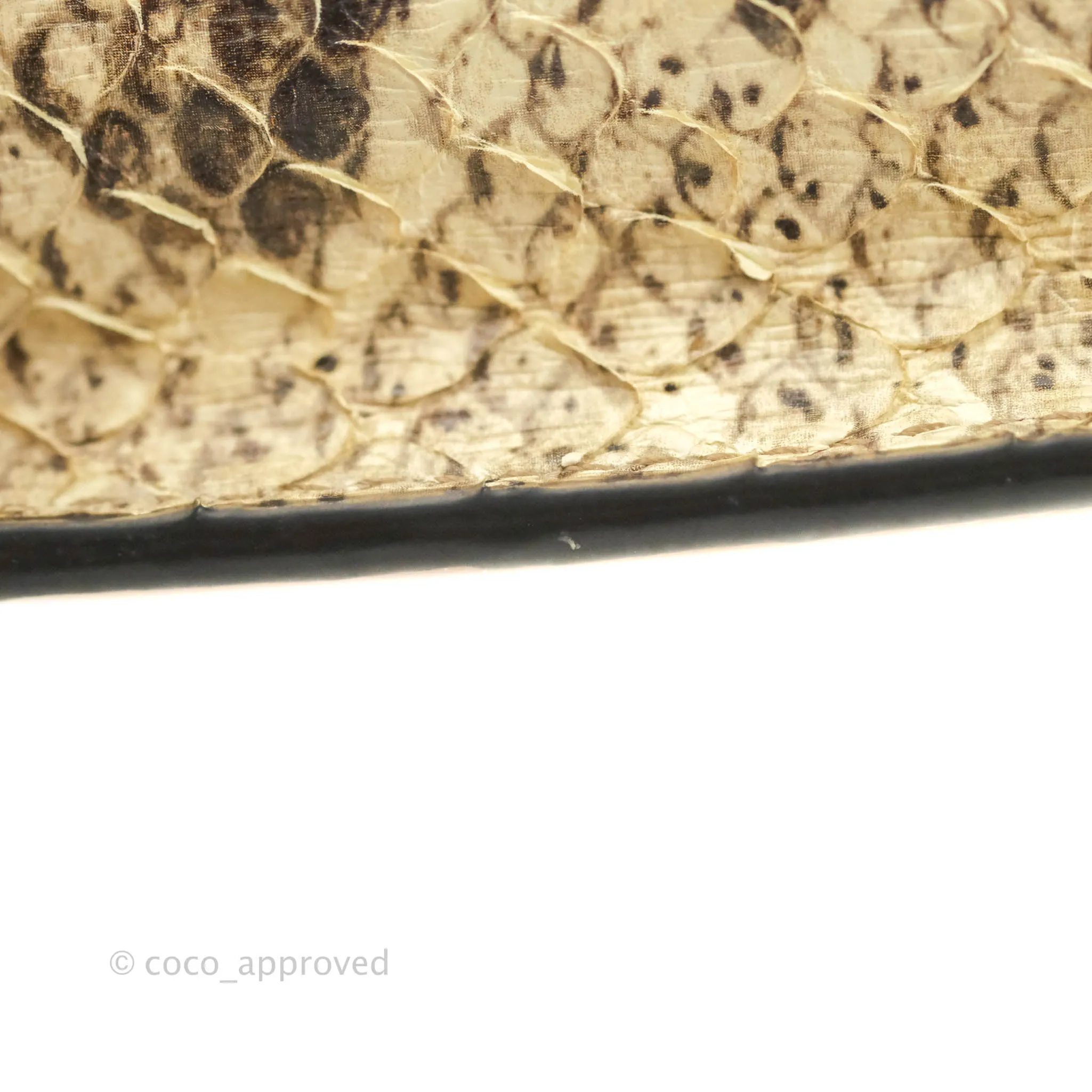 Gucci Dionysus Bamboo Top Handle Bag Embroidered Python Medium