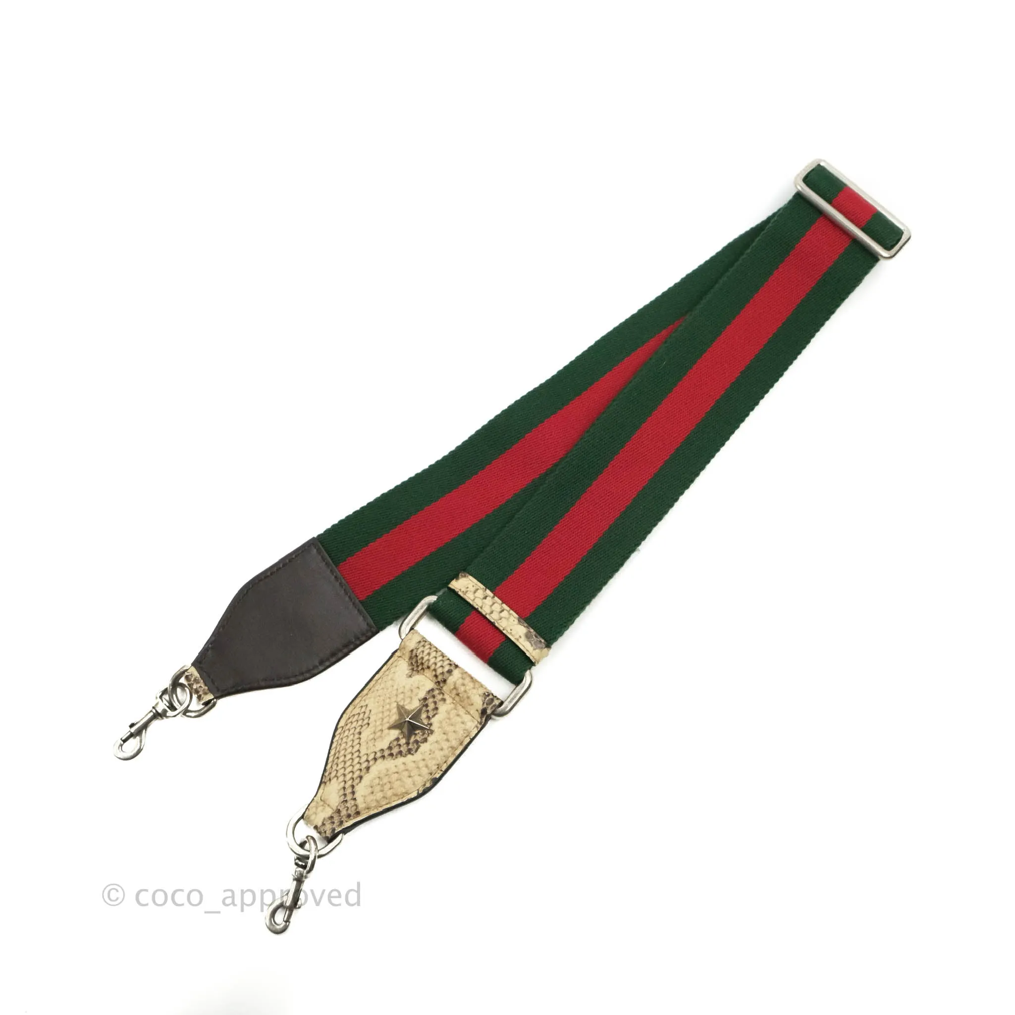 Gucci Dionysus Bamboo Top Handle Bag Embroidered Python Medium