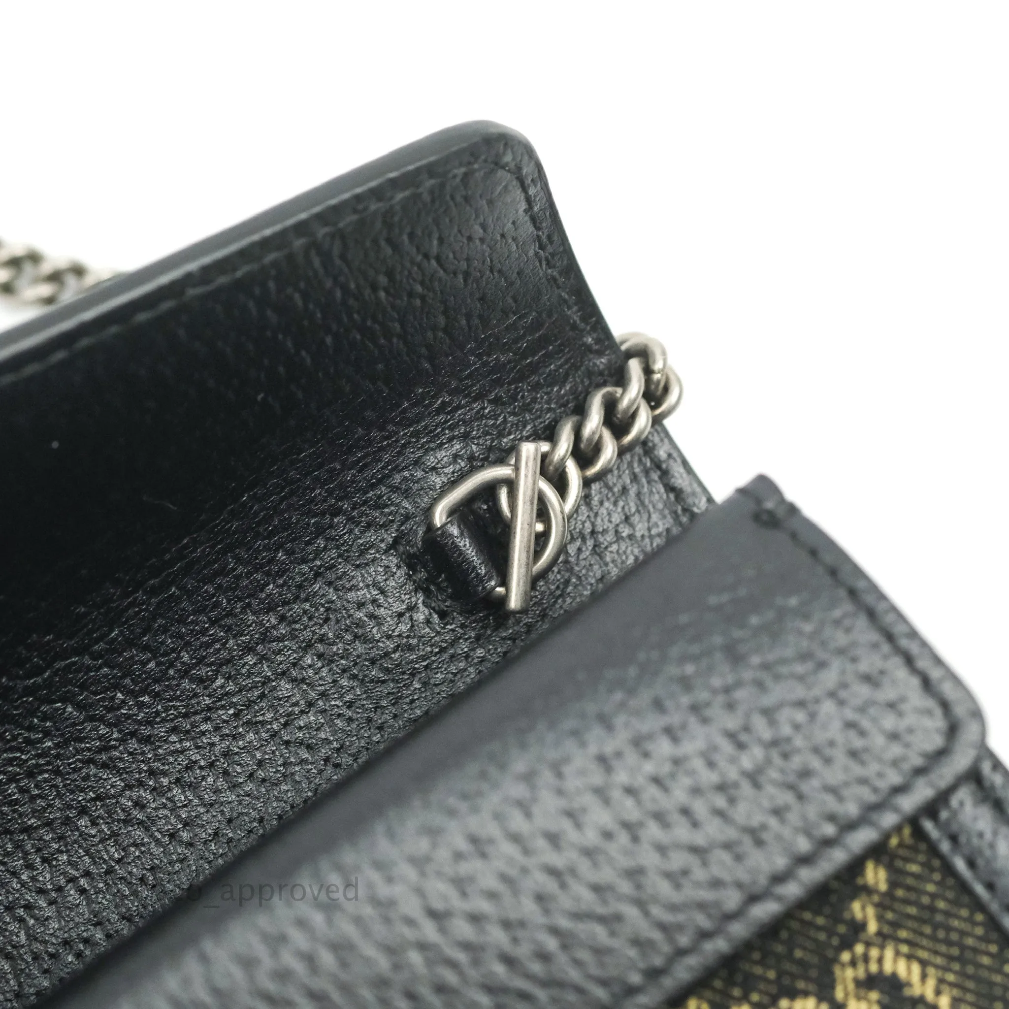 Gucci Dionysus GG Super Mini Crossbody Bag Ruthenium Hardware