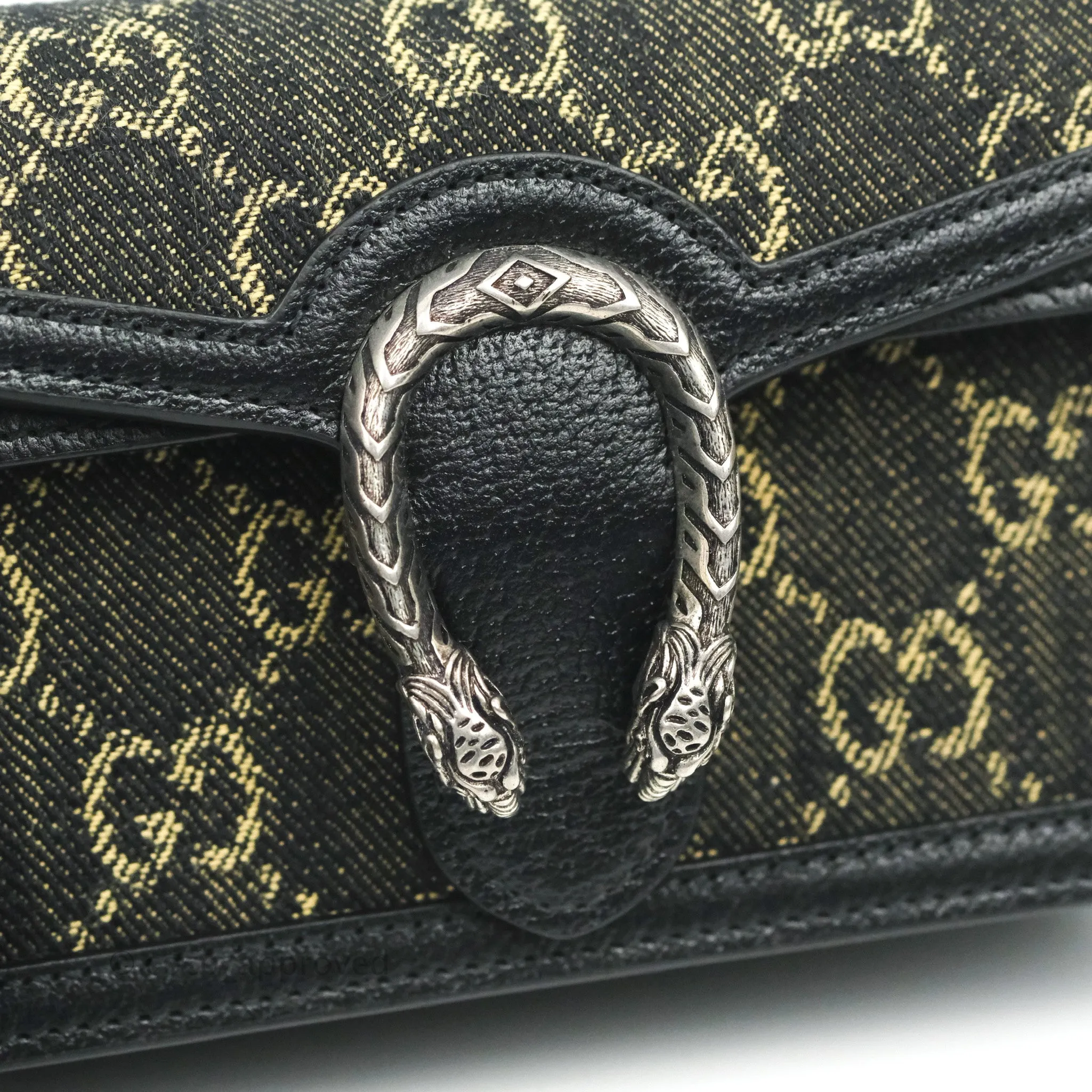 Gucci Dionysus GG Super Mini Crossbody Bag Ruthenium Hardware