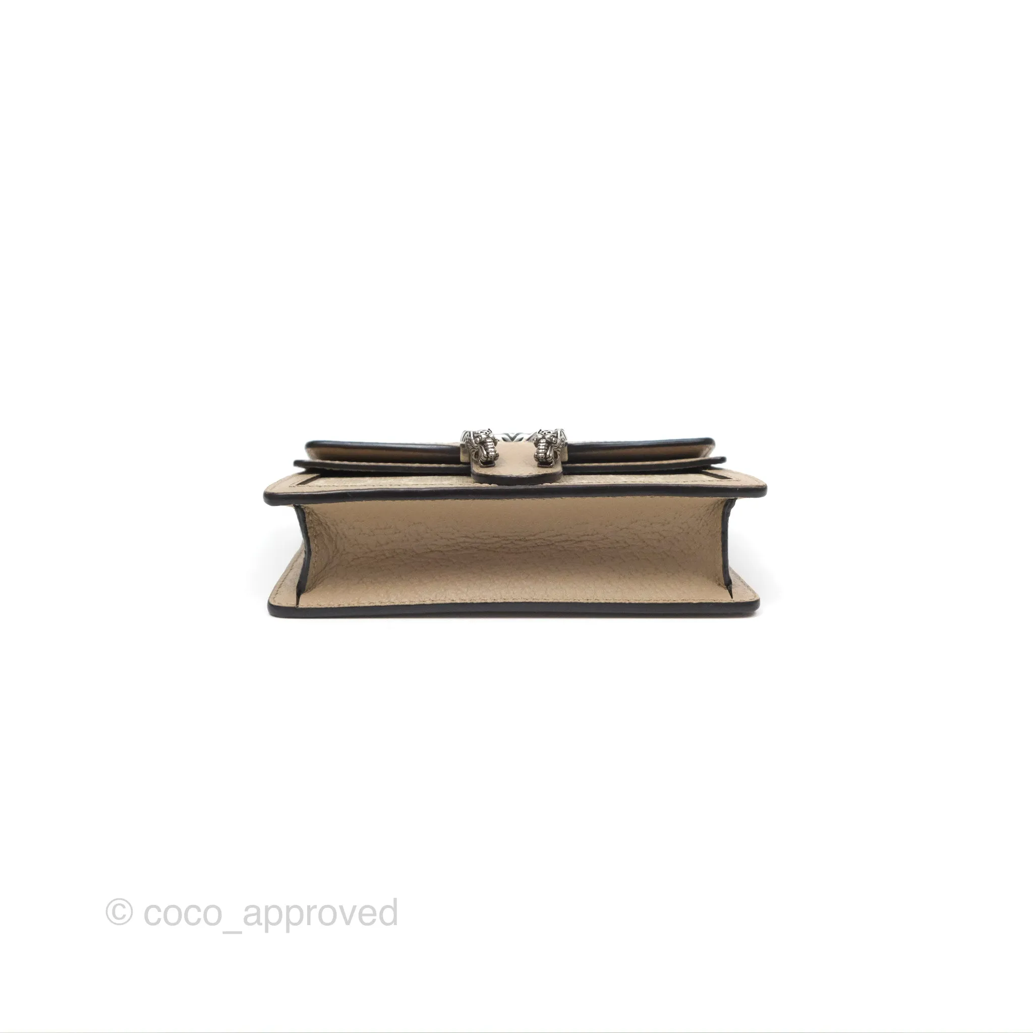 Gucci Dionysus GG Super Mini Crossbody Bag Ruthenium Hardware
