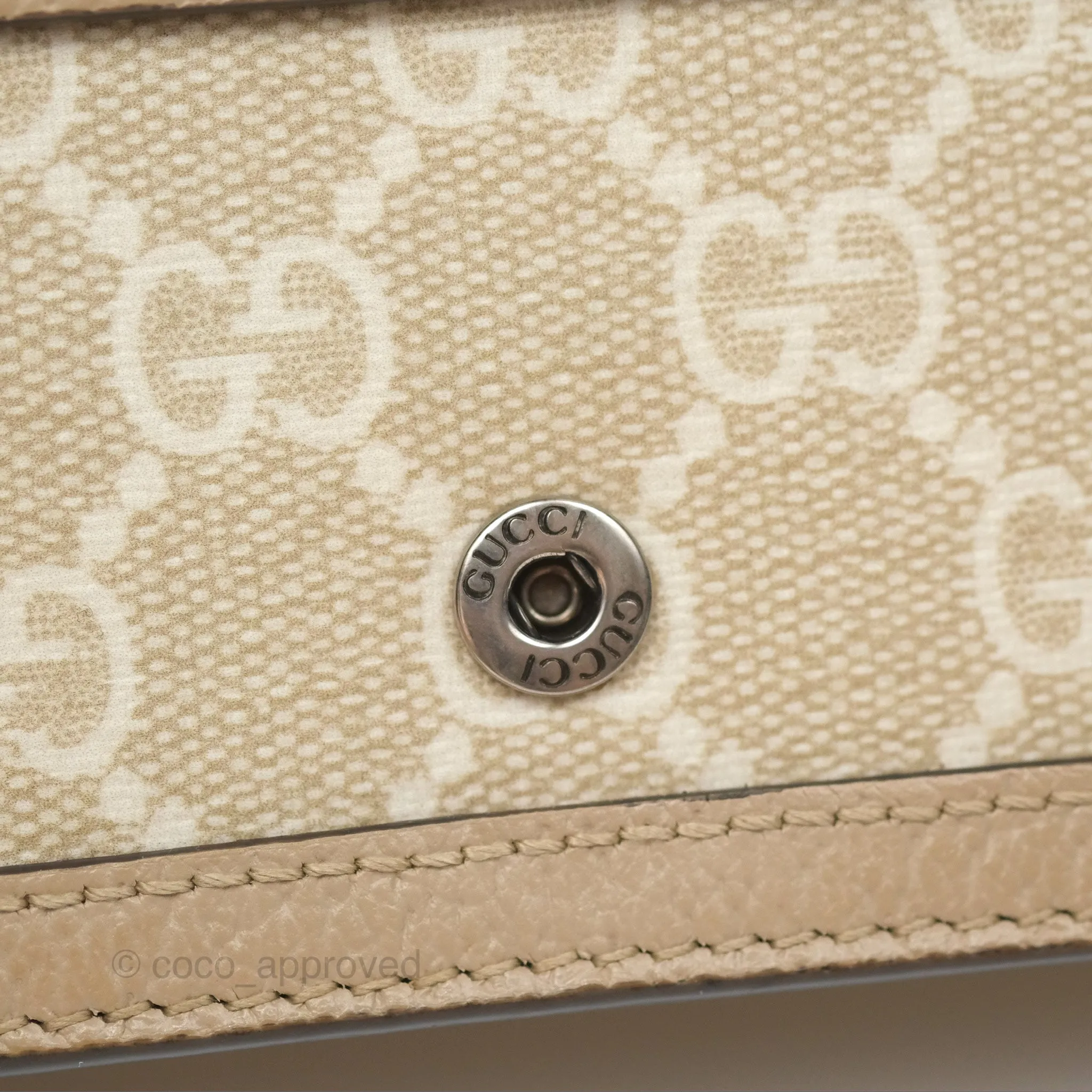 Gucci Dionysus GG Super Mini Crossbody Bag Ruthenium Hardware