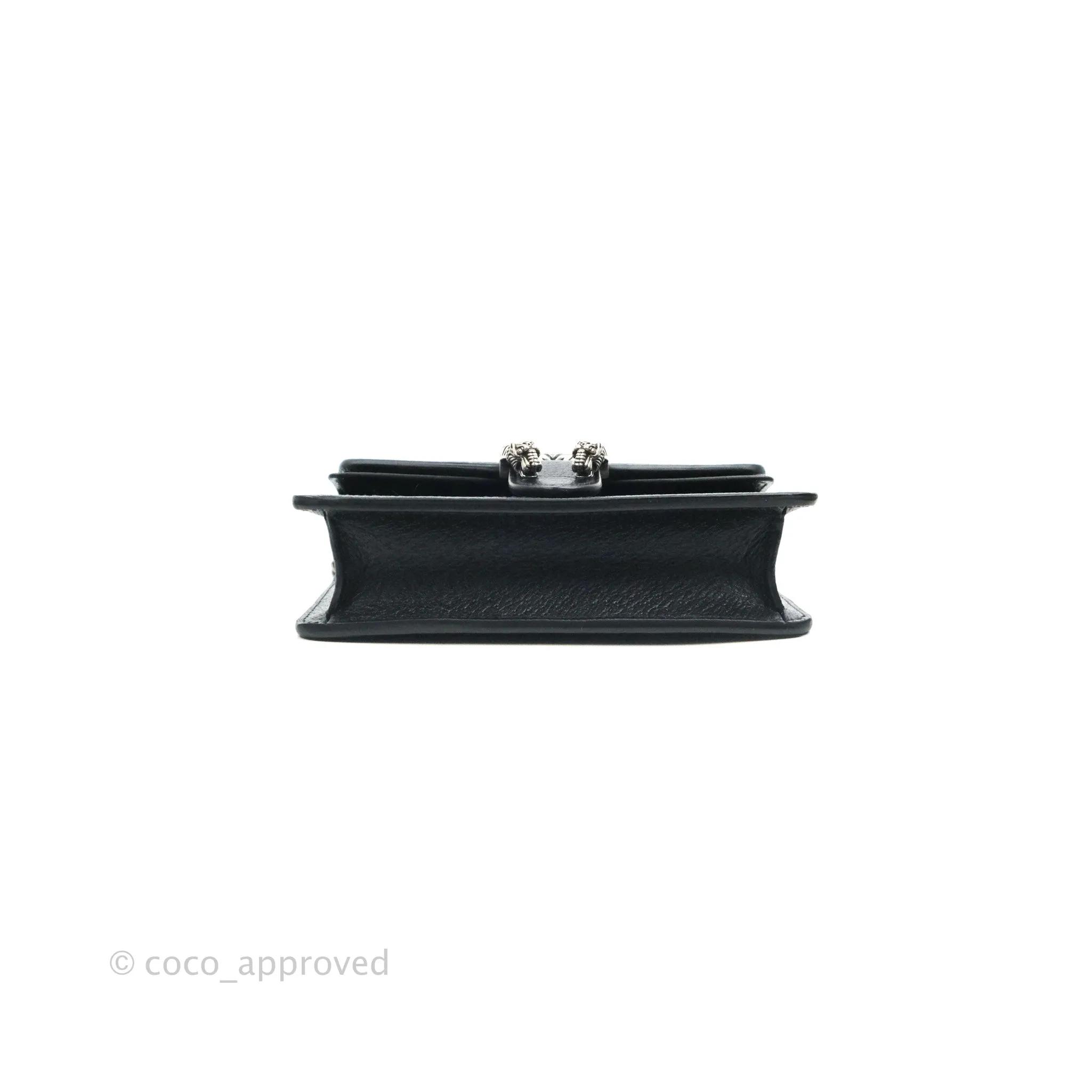 Gucci Dionysus GG Super Mini Crossbody Bag Ruthenium Hardware