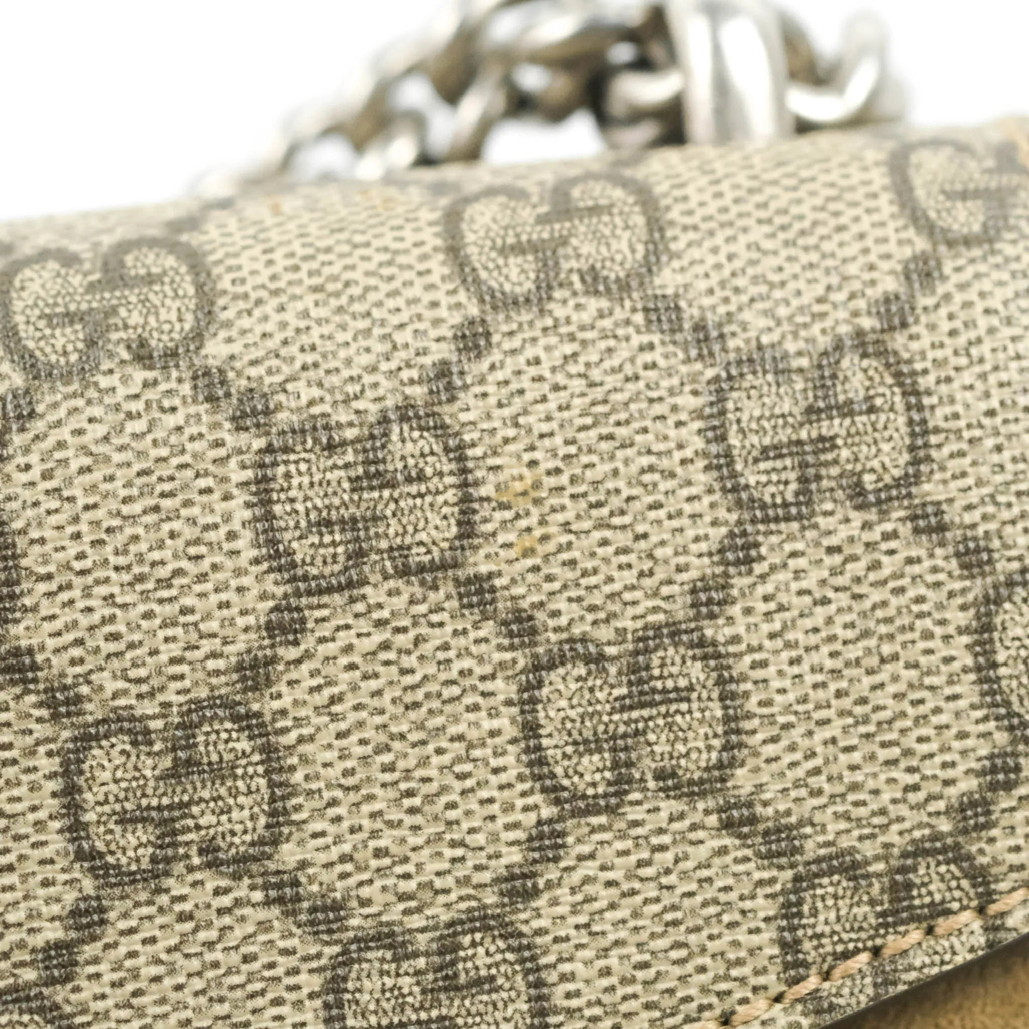 Gucci Dionysus GG Supreme Mini Bag Ruthenium Hardware