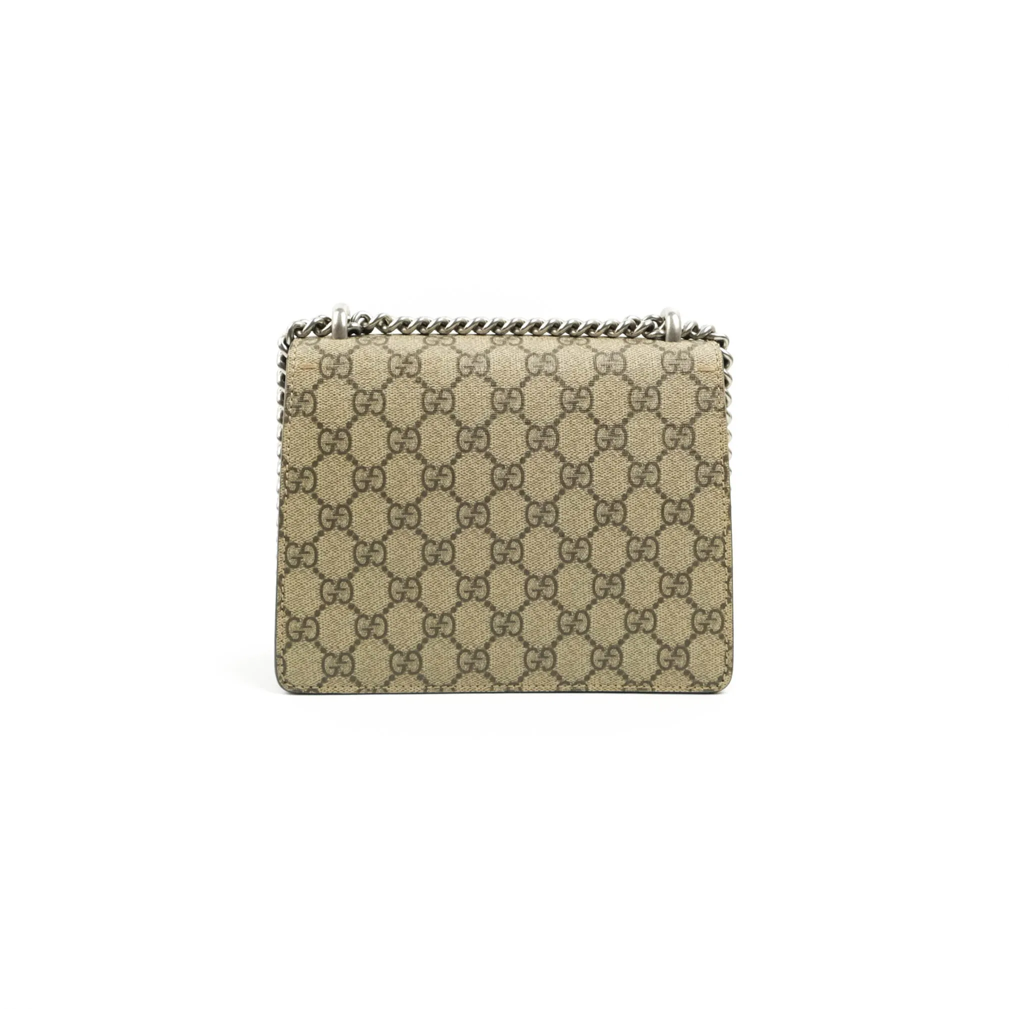Gucci Dionysus GG Supreme Mini Bag Ruthenium Hardware