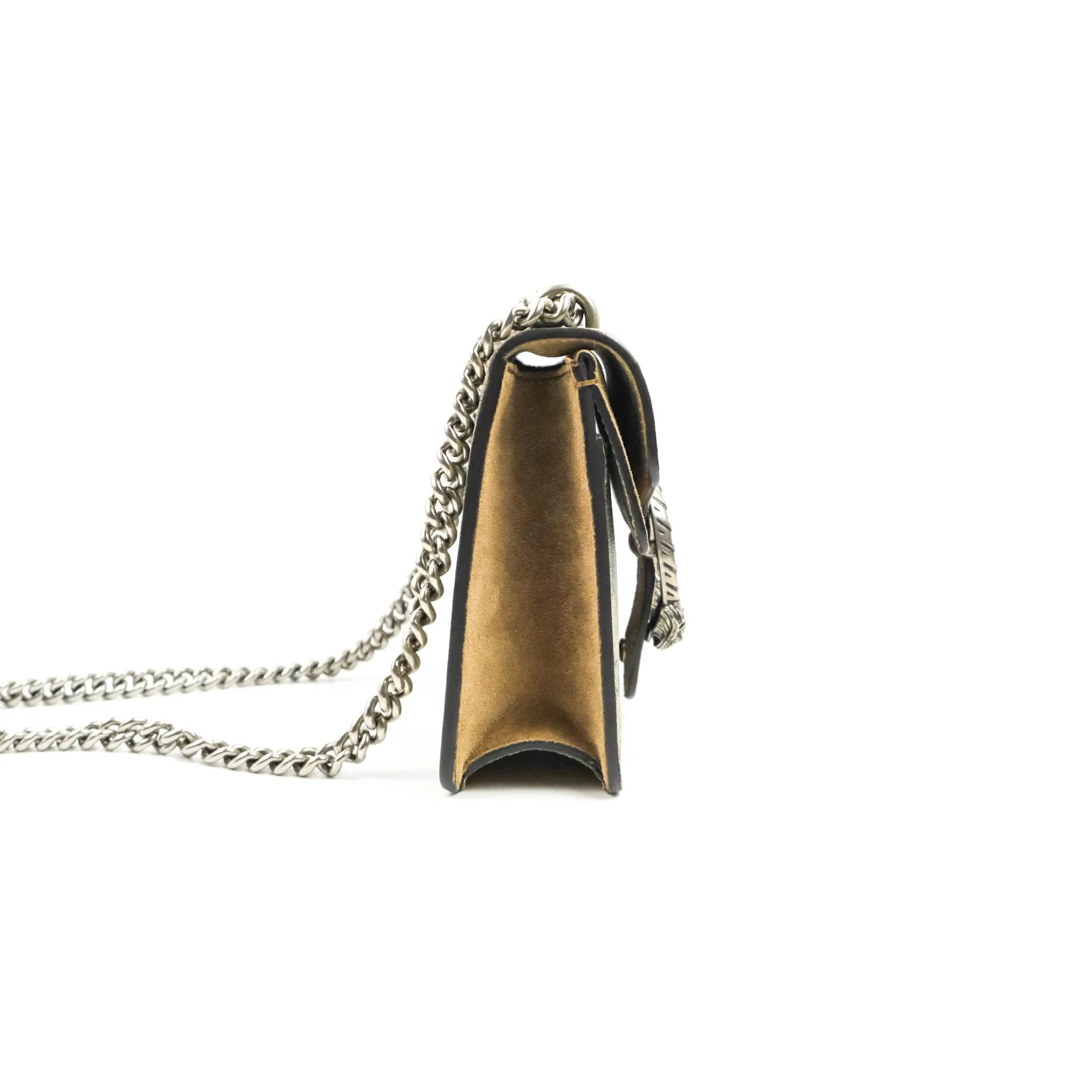 Gucci Dionysus GG Supreme Mini Bag Ruthenium Hardware