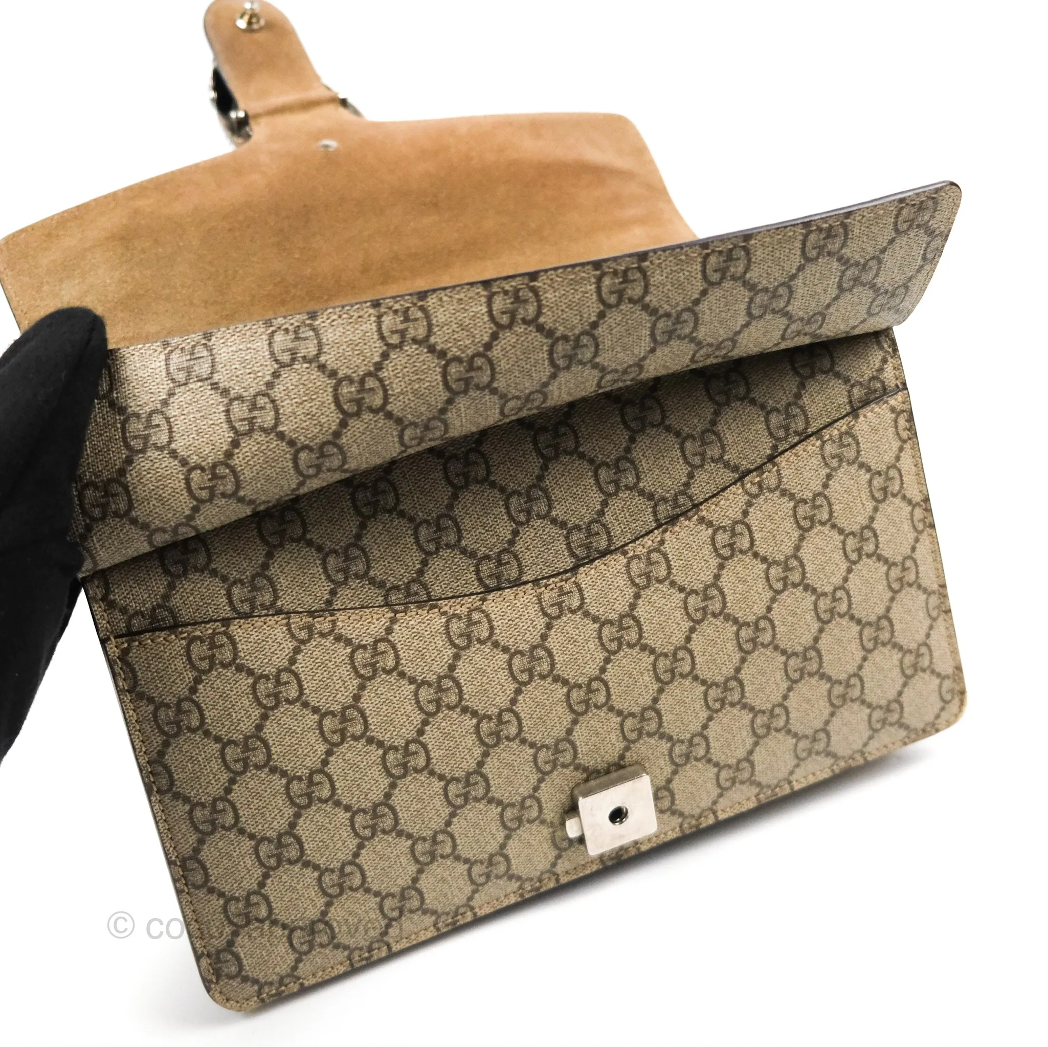 Gucci Dionysus GG Supreme Small Bag Ruthenium Hardware