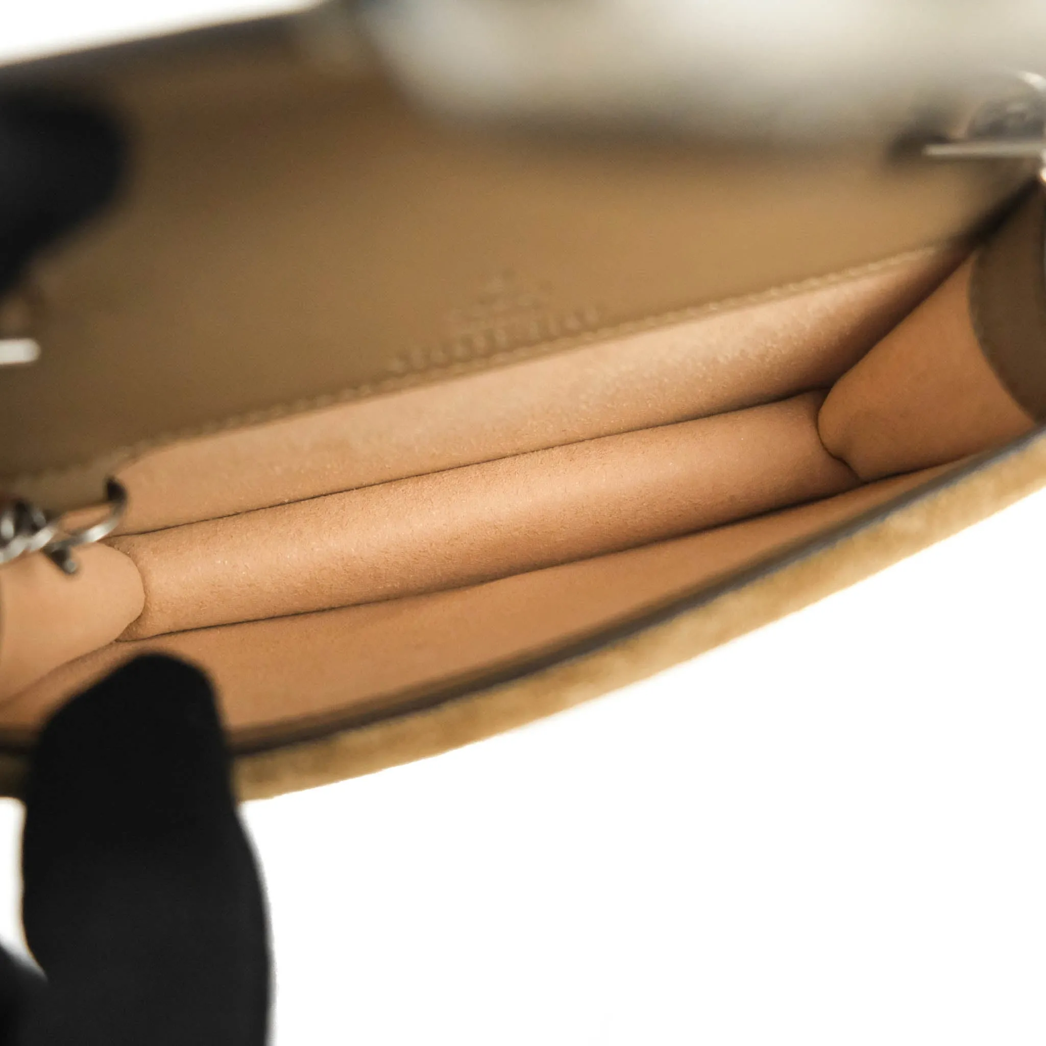 Gucci Dionysus GG Supreme Super Mini Crossbody Bag Ruthenium Hardware