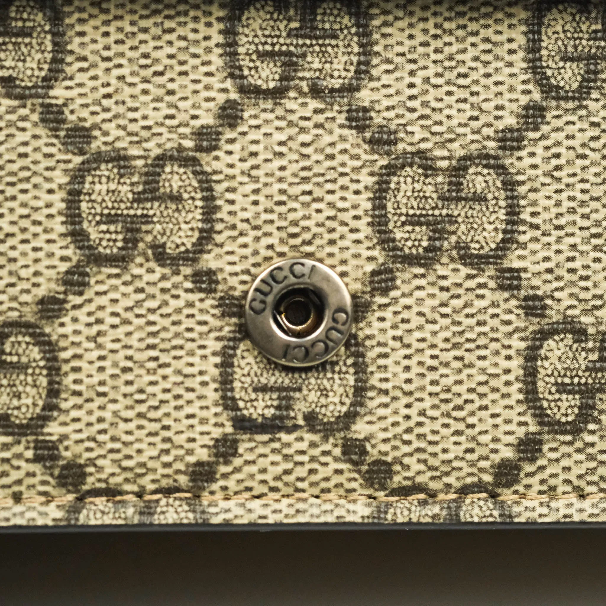 Gucci Dionysus GG Supreme Super Mini Crossbody Bag Ruthenium Hardware