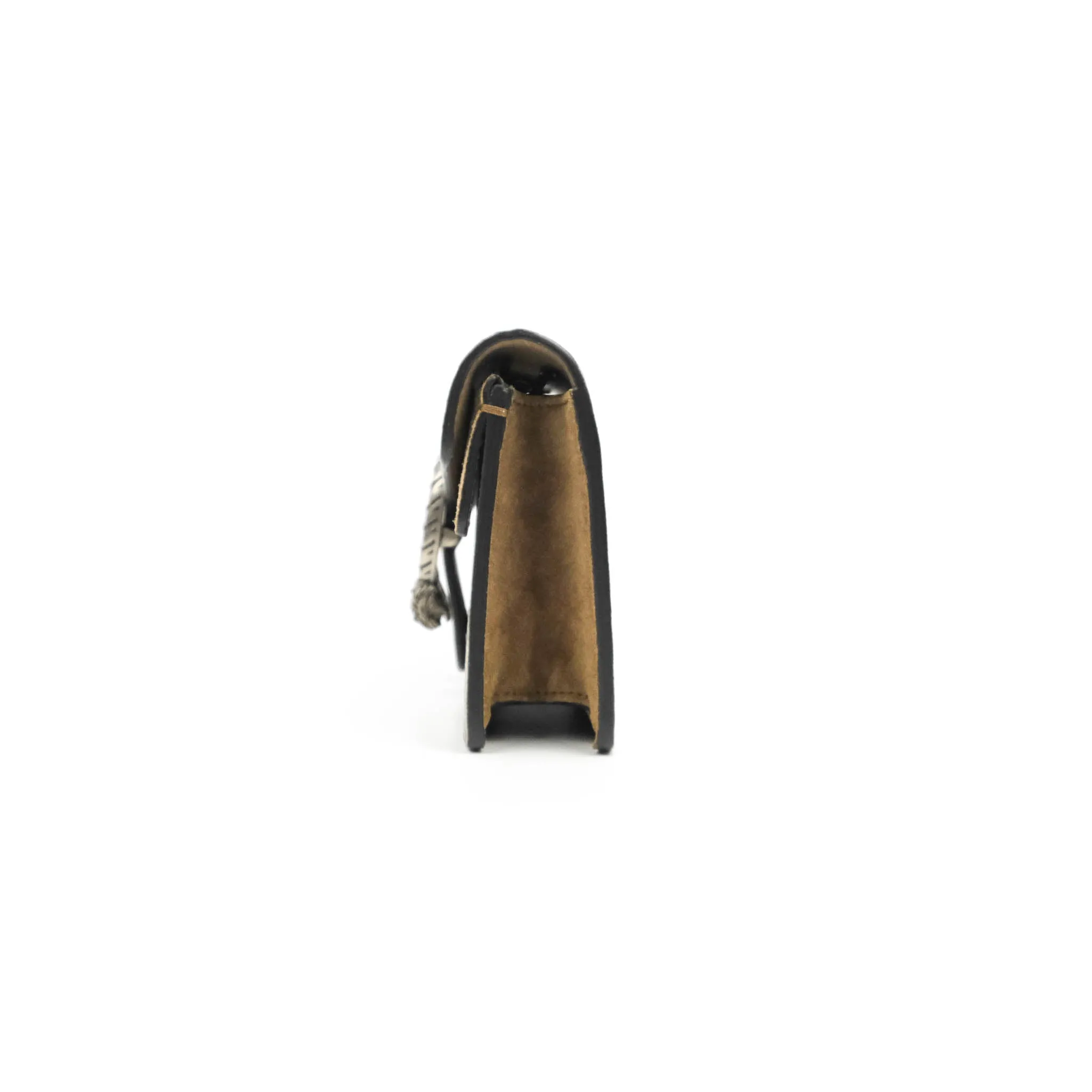 Gucci Dionysus GG Supreme Super Mini Crossbody Bag Ruthenium Hardware