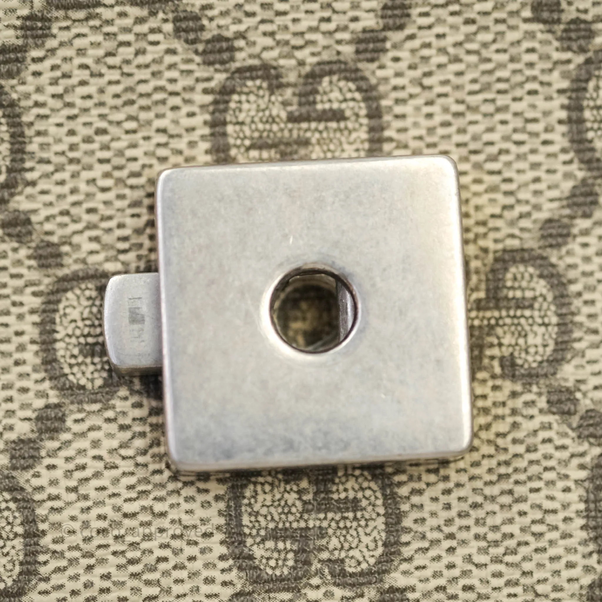 Gucci Dionysus Medium GG Supreme Canvas Suede Shoulder Bag Antique Silver Hardware
