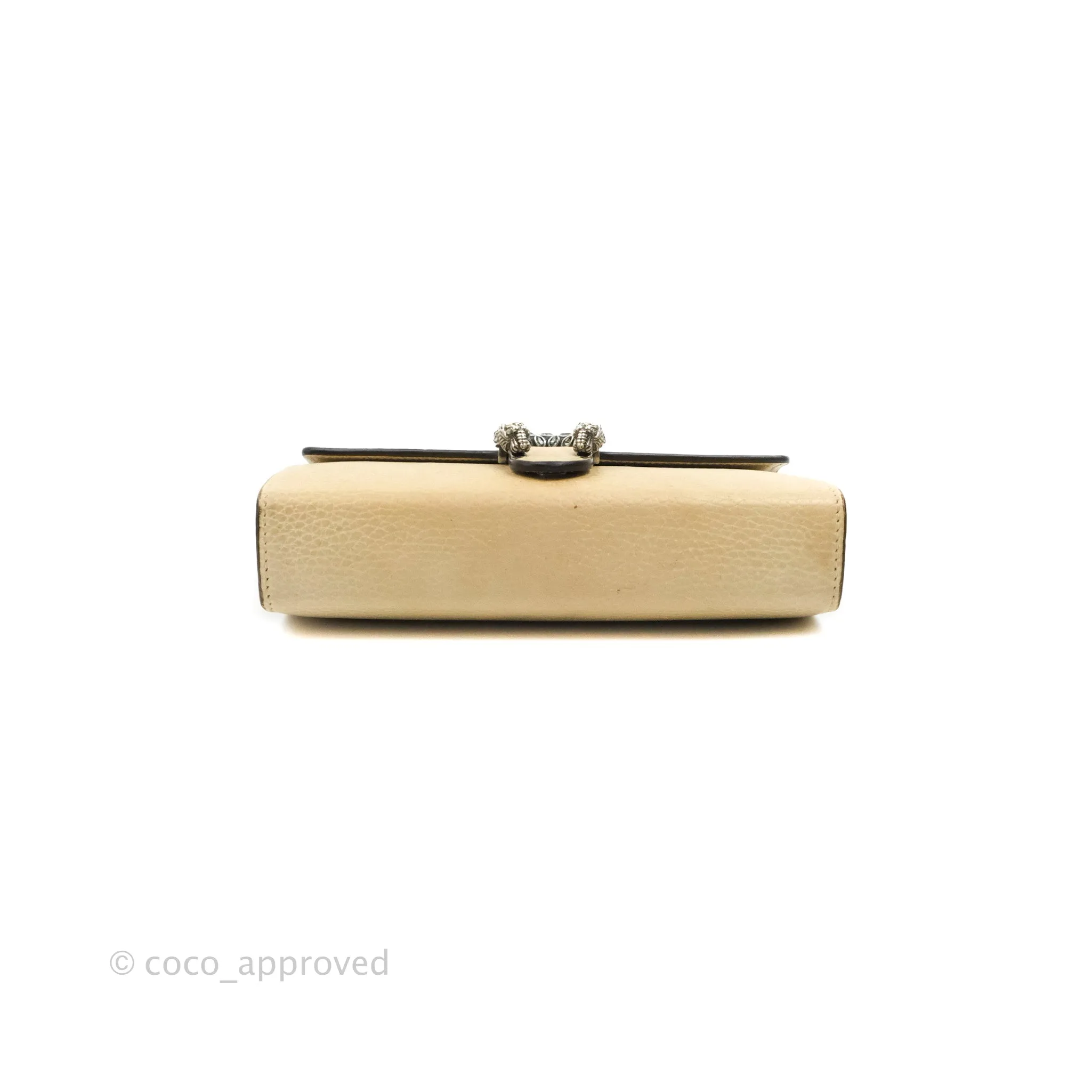 Gucci Dionysus Mini Leather Chain Bag Ivory