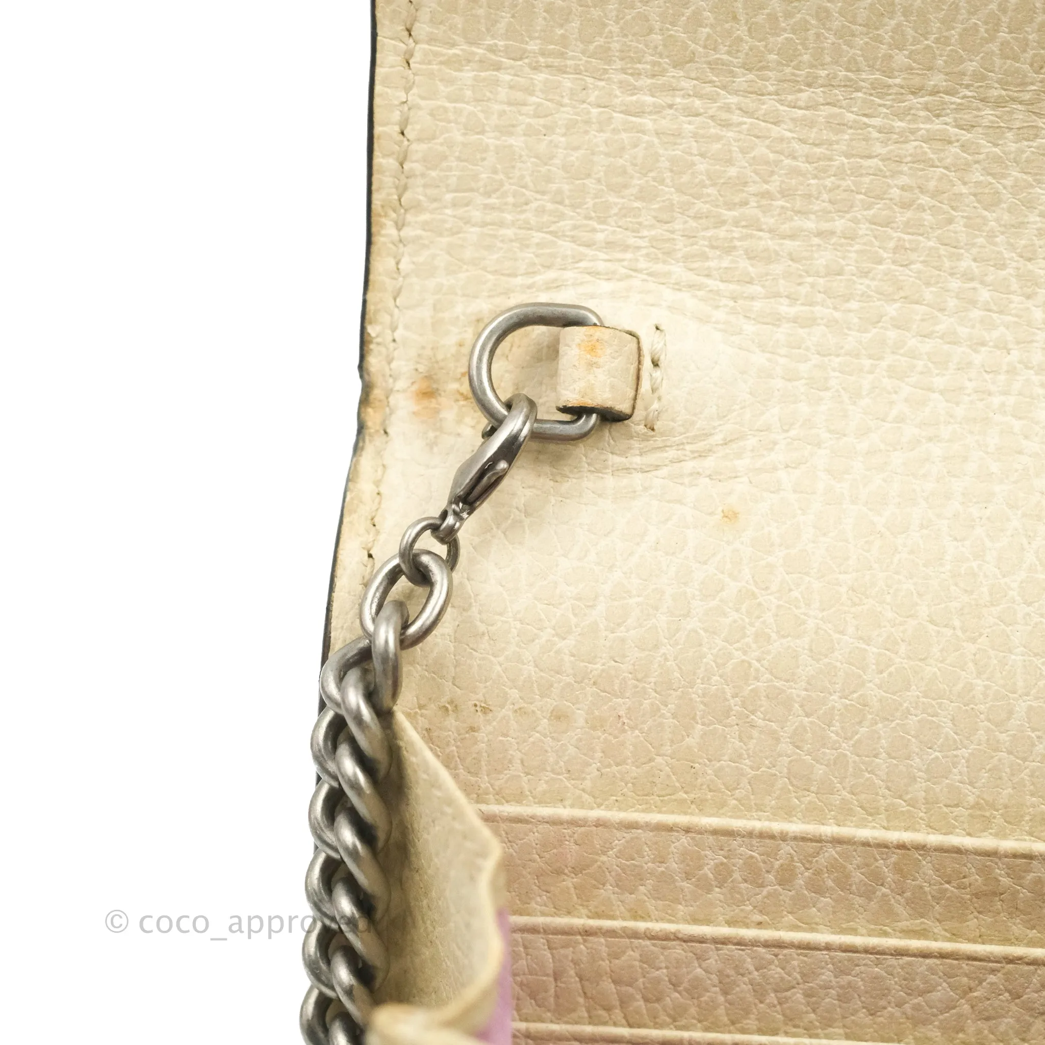 Gucci Dionysus Mini Leather Chain Bag Ivory