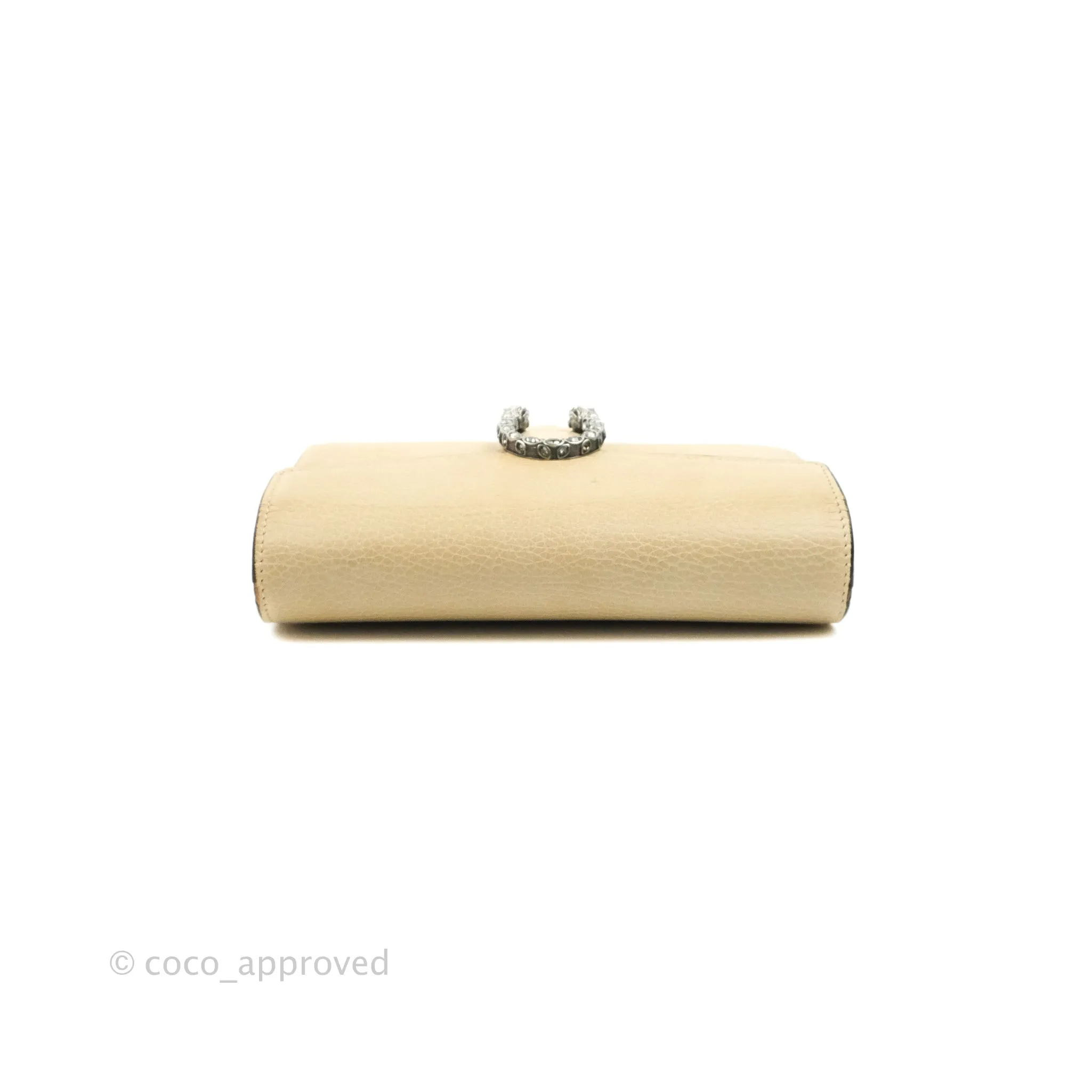 Gucci Dionysus Mini Leather Chain Bag Ivory