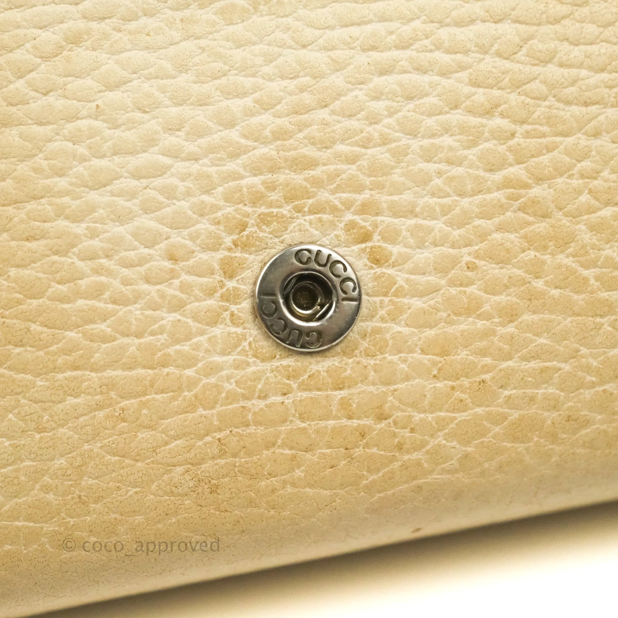 Gucci Dionysus Mini Leather Chain Bag Ivory