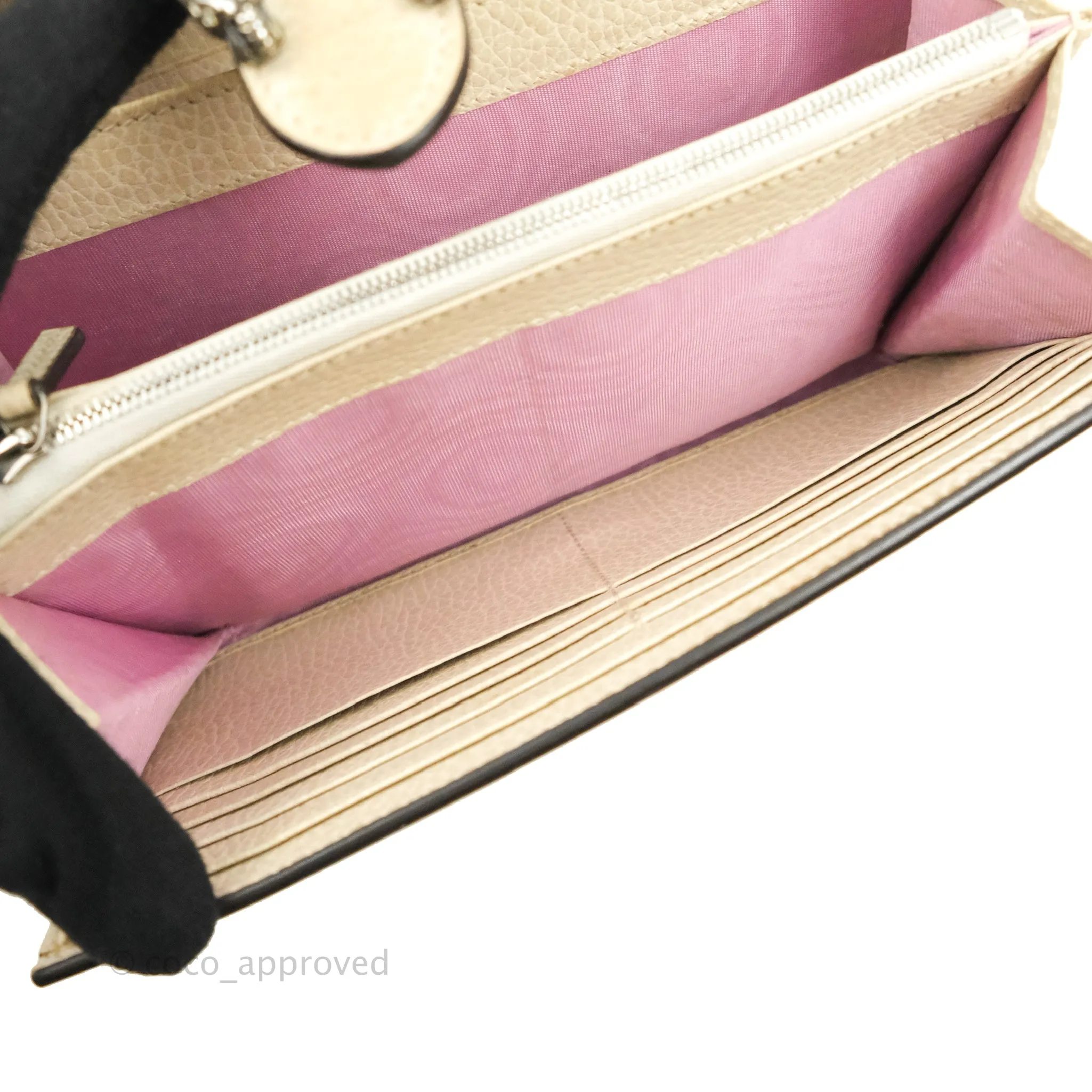Gucci Dionysus Mini Leather Chain Bag Ivory