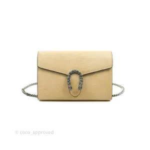 Gucci Dionysus Mini Leather Chain Bag Ivory