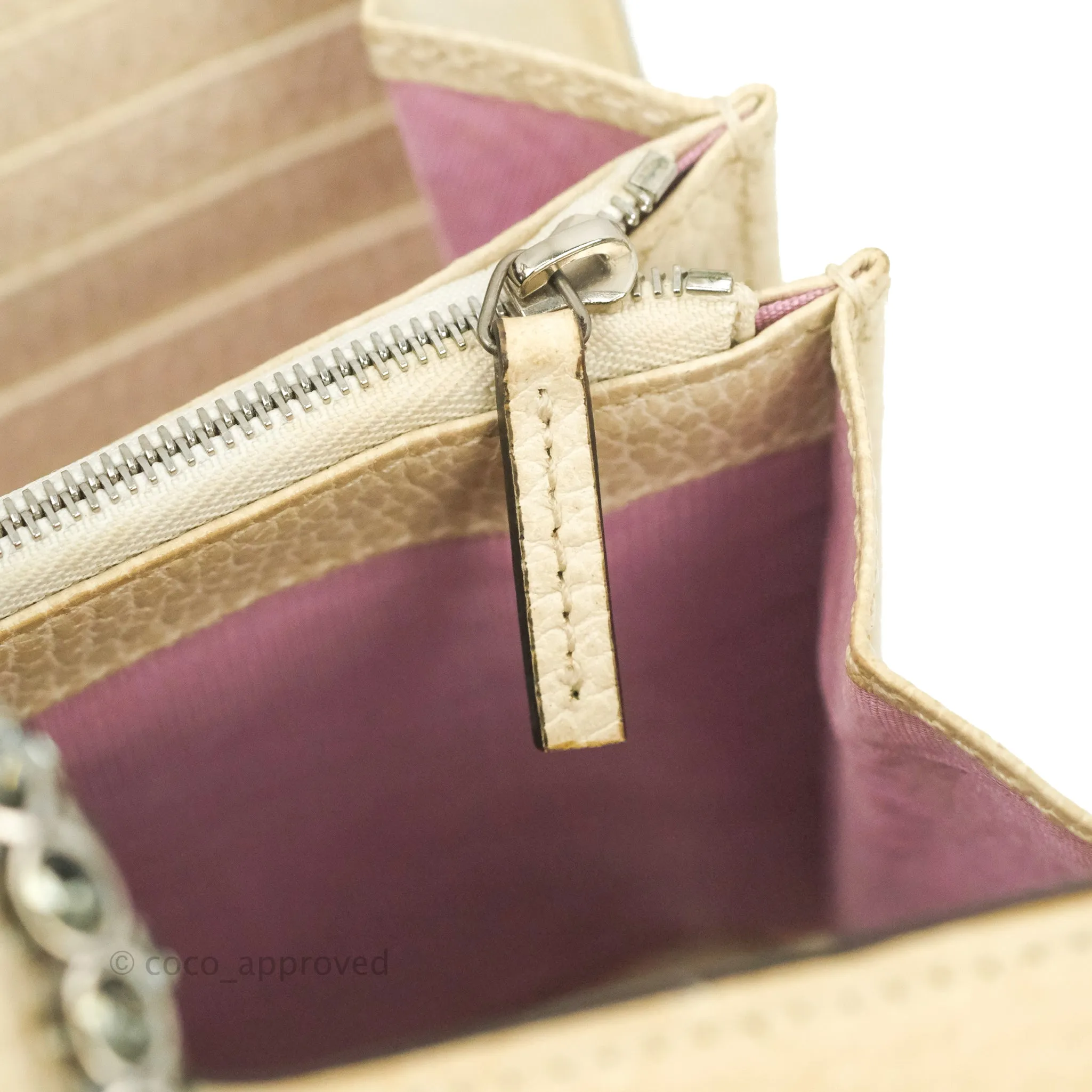Gucci Dionysus Mini Leather Chain Bag Ivory