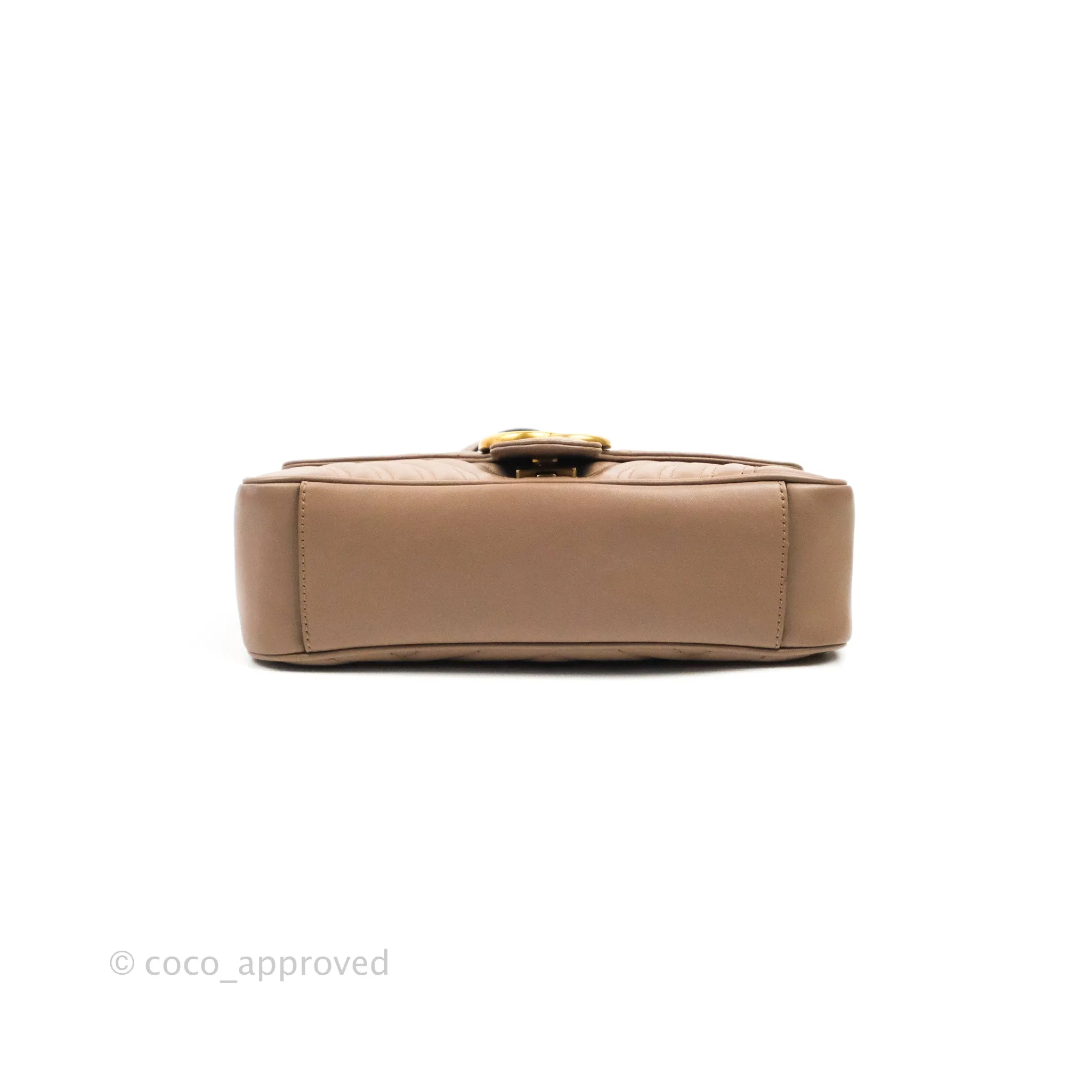 Gucci GG Marmont Matelass Leather Small Bag Dusty Pink