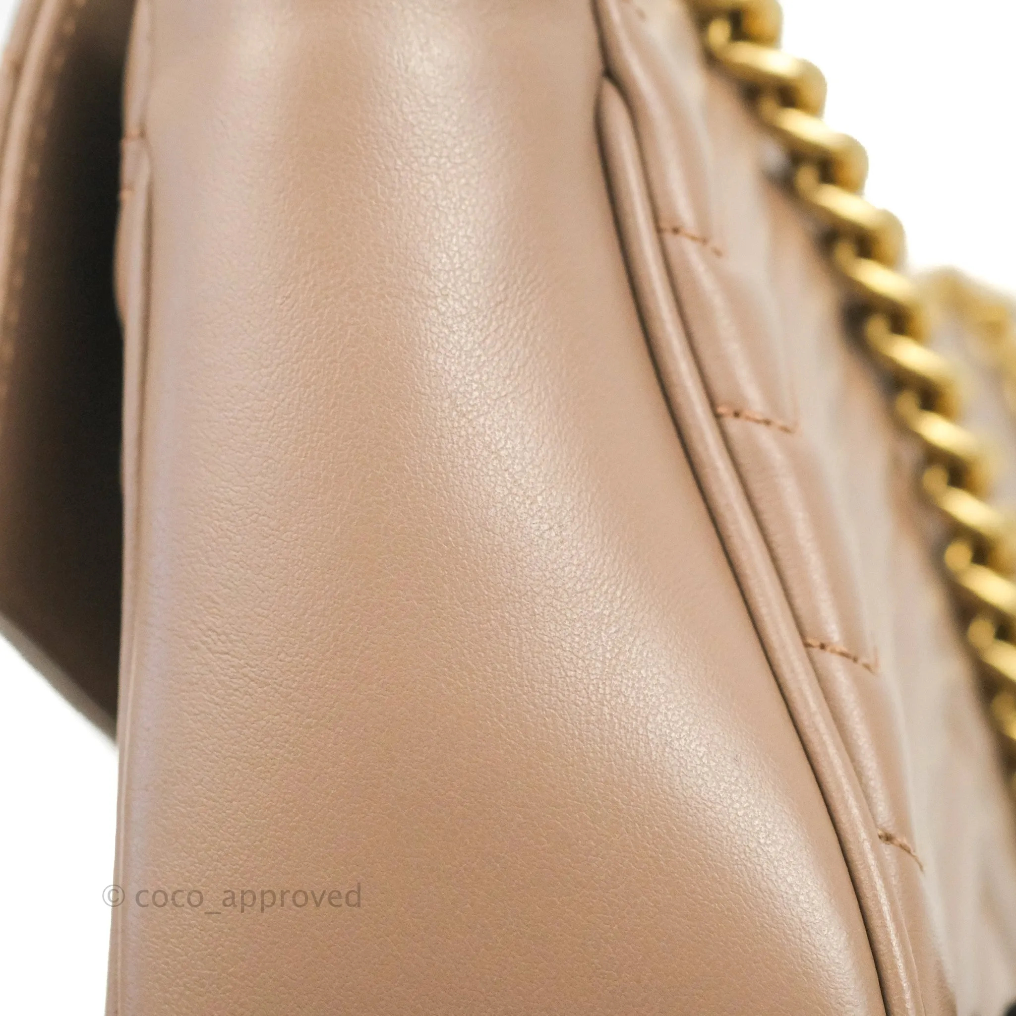 Gucci GG Marmont Matelass Leather Small Bag Dusty Pink