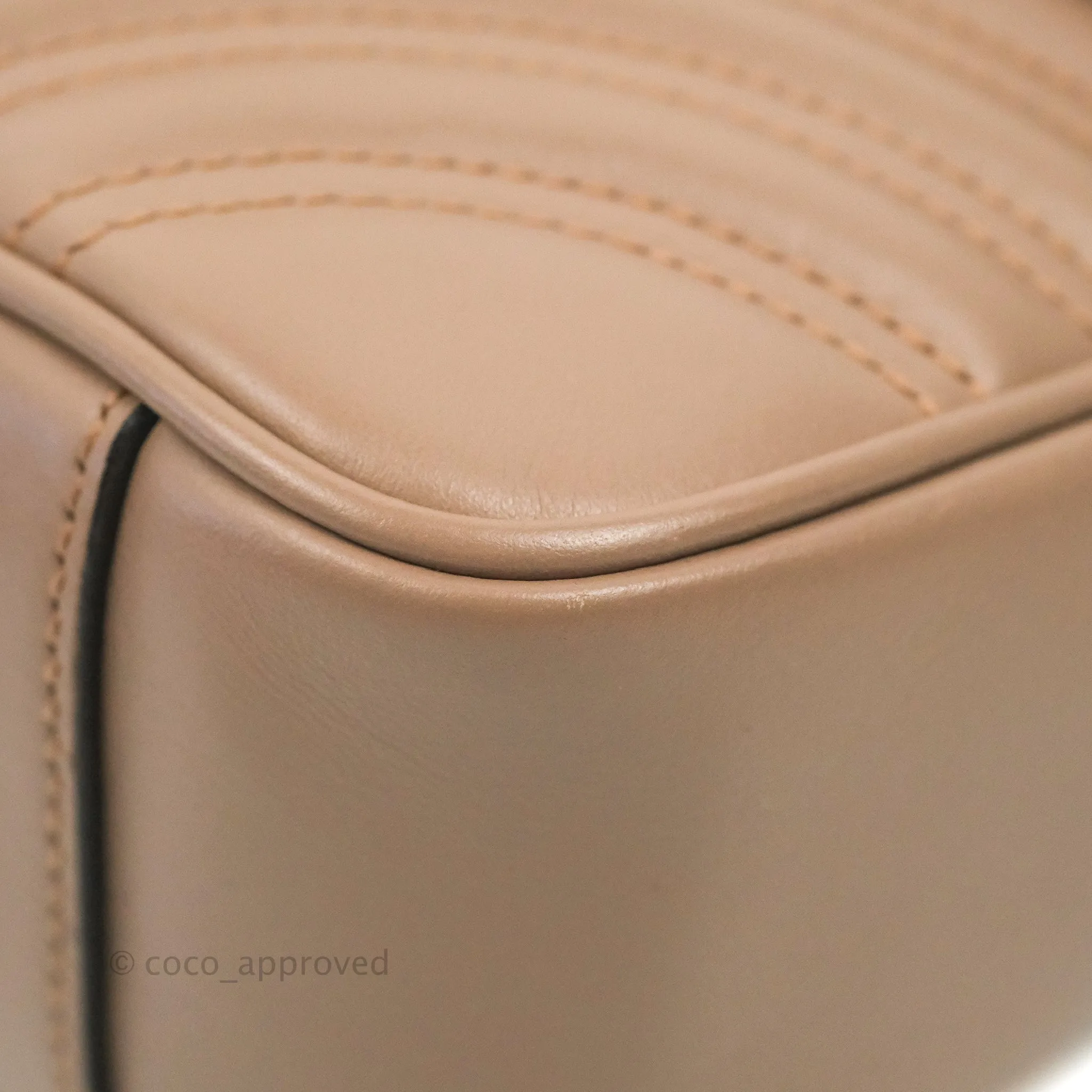 Gucci GG Marmont Matelass Leather Small Bag Dusty Pink