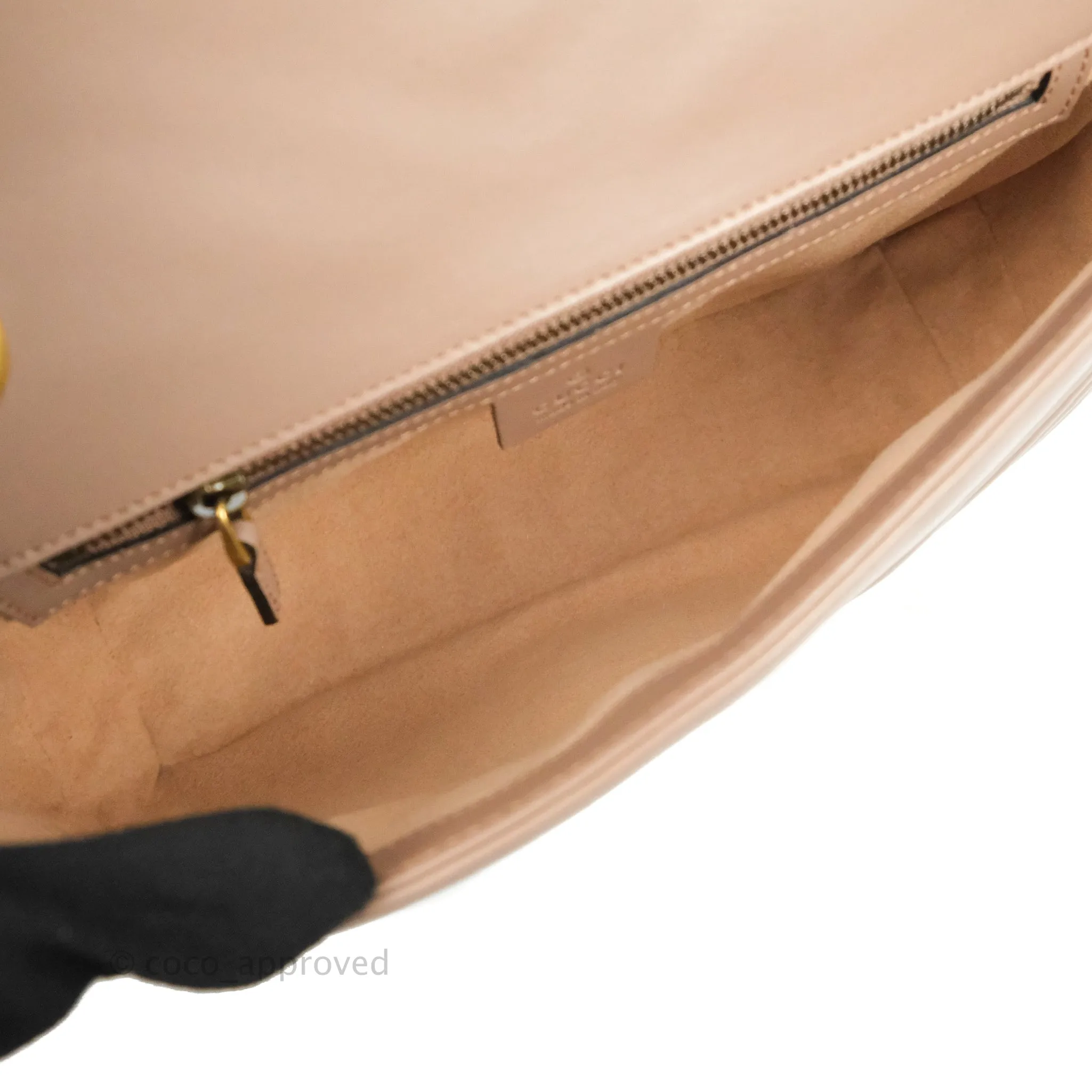 Gucci GG Marmont Matelass Leather Small Bag Dusty Pink