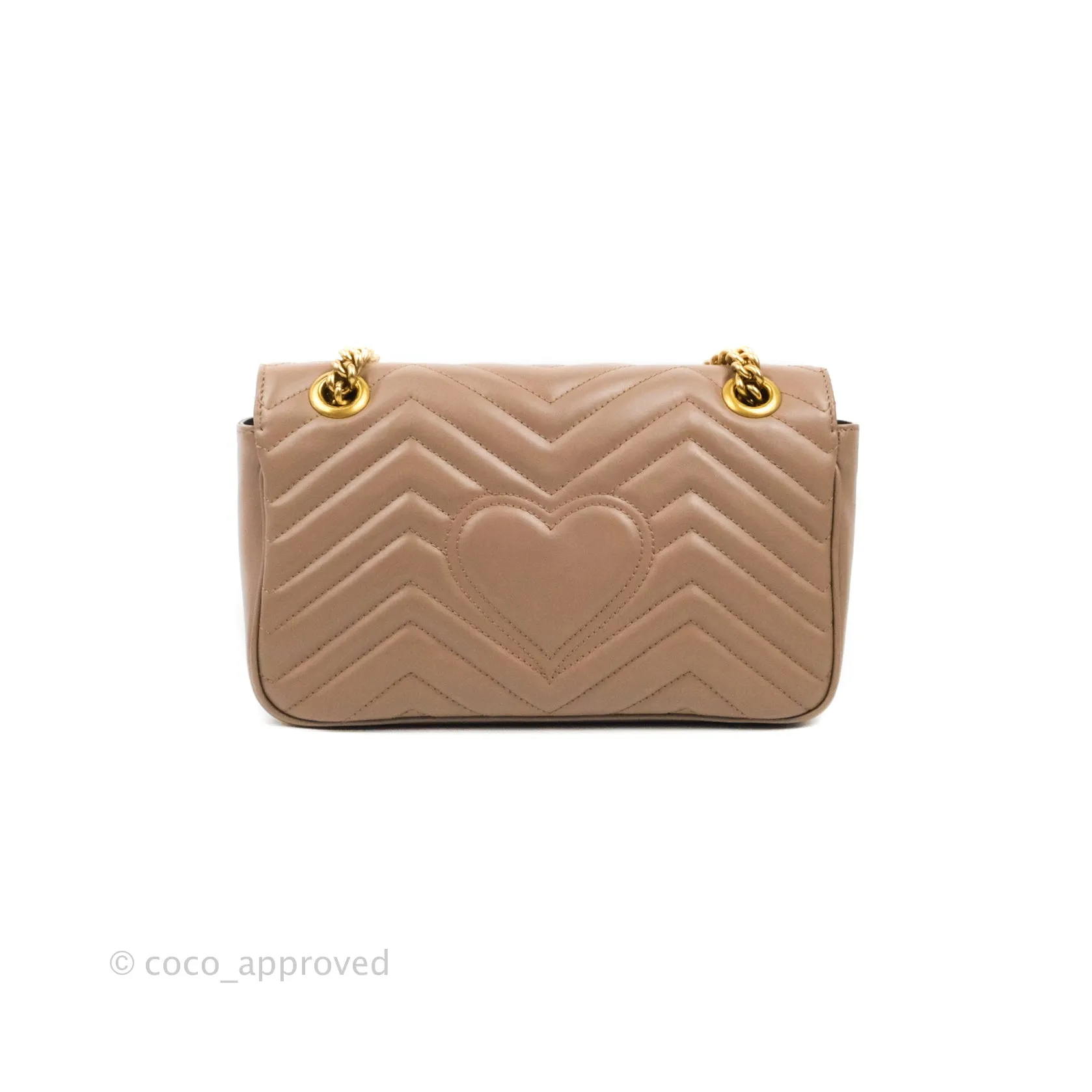 Gucci GG Marmont Matelass Leather Small Bag Dusty Pink