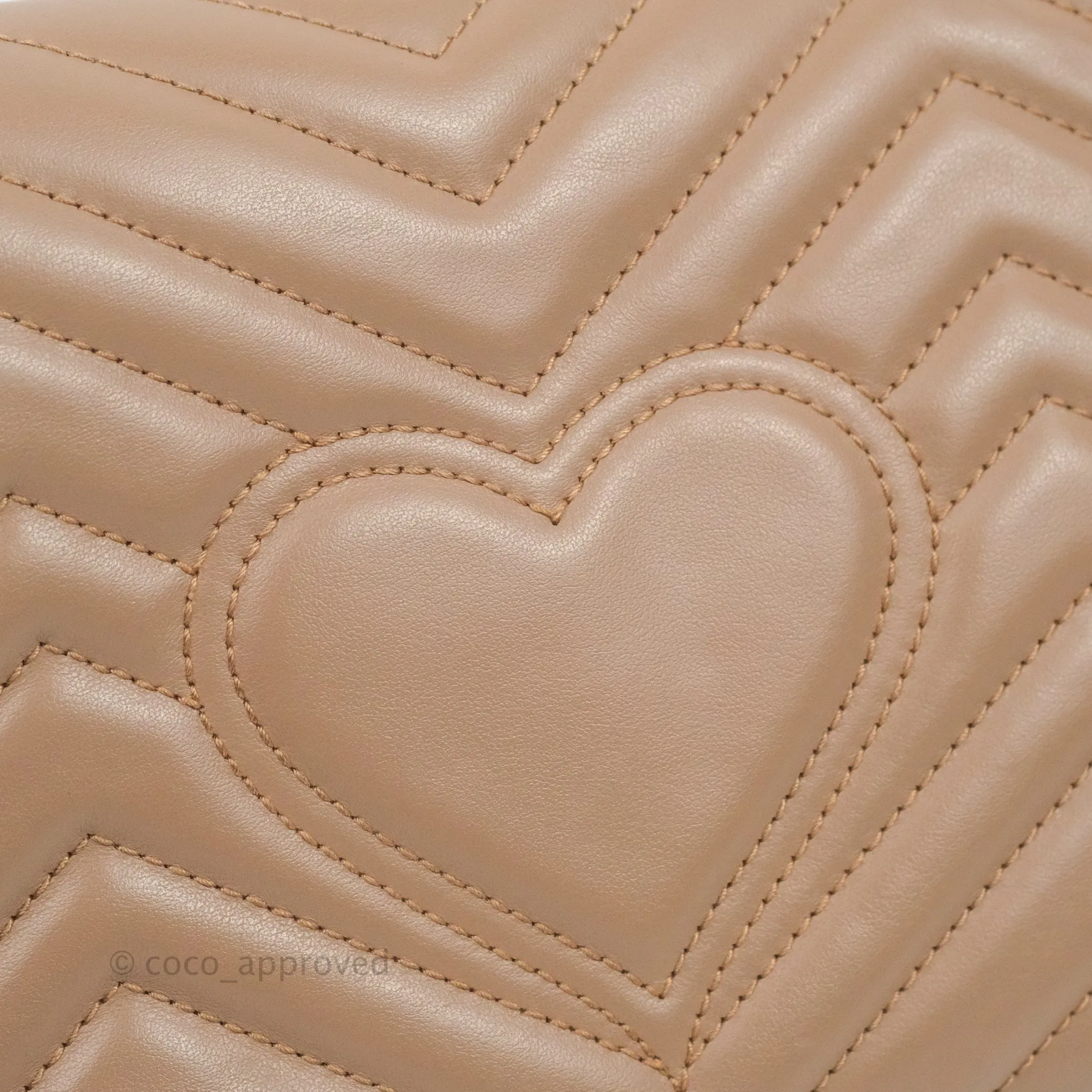 Gucci GG Marmont Matelass Leather Small Bag Dusty Pink