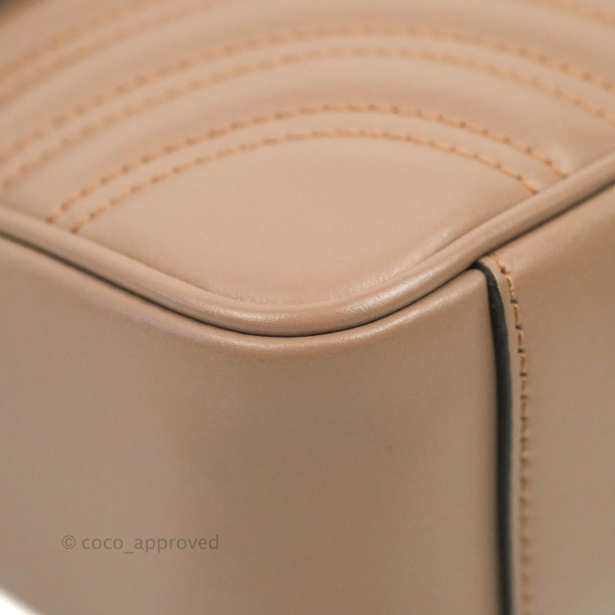 Gucci GG Marmont Matelass Leather Small Bag Dusty Pink