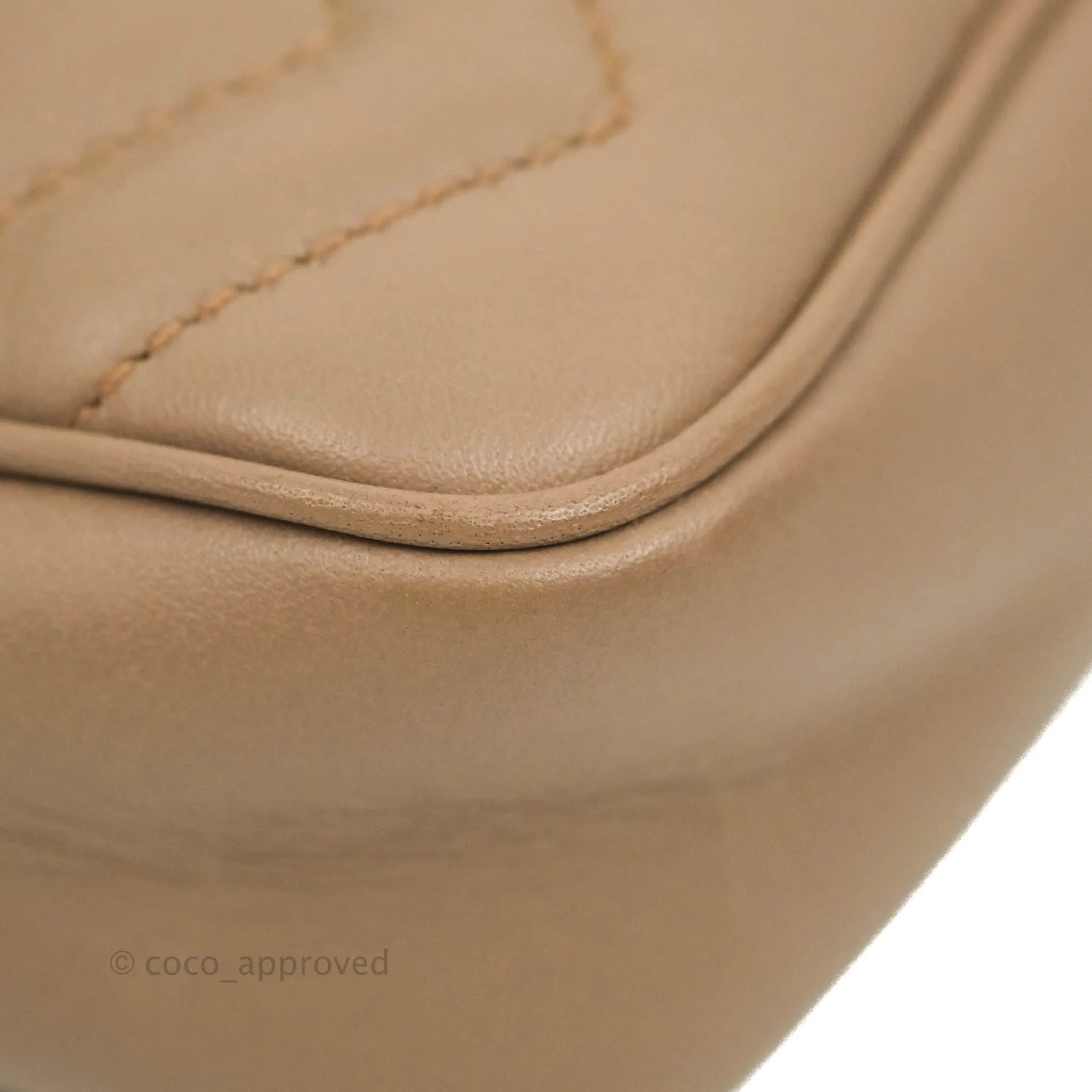 Gucci GG Marmont Matelass Leather Super Mini Bag Dusty Pink