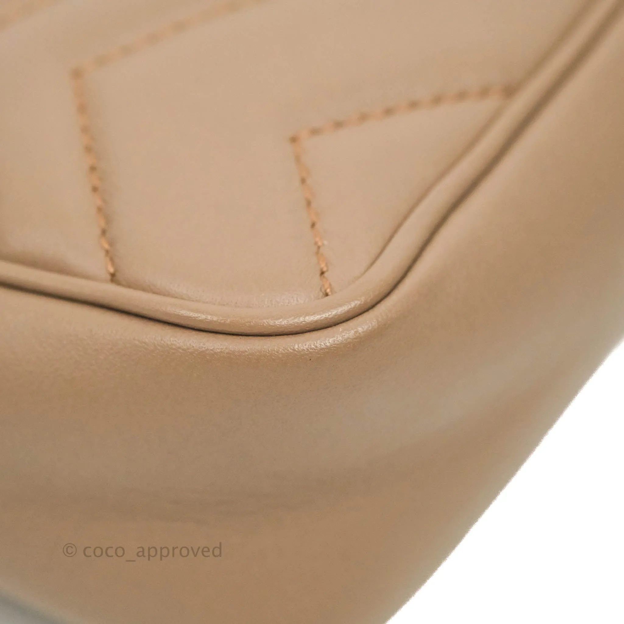 Gucci GG Marmont Matelass Leather Super Mini Bag Dusty Pink
