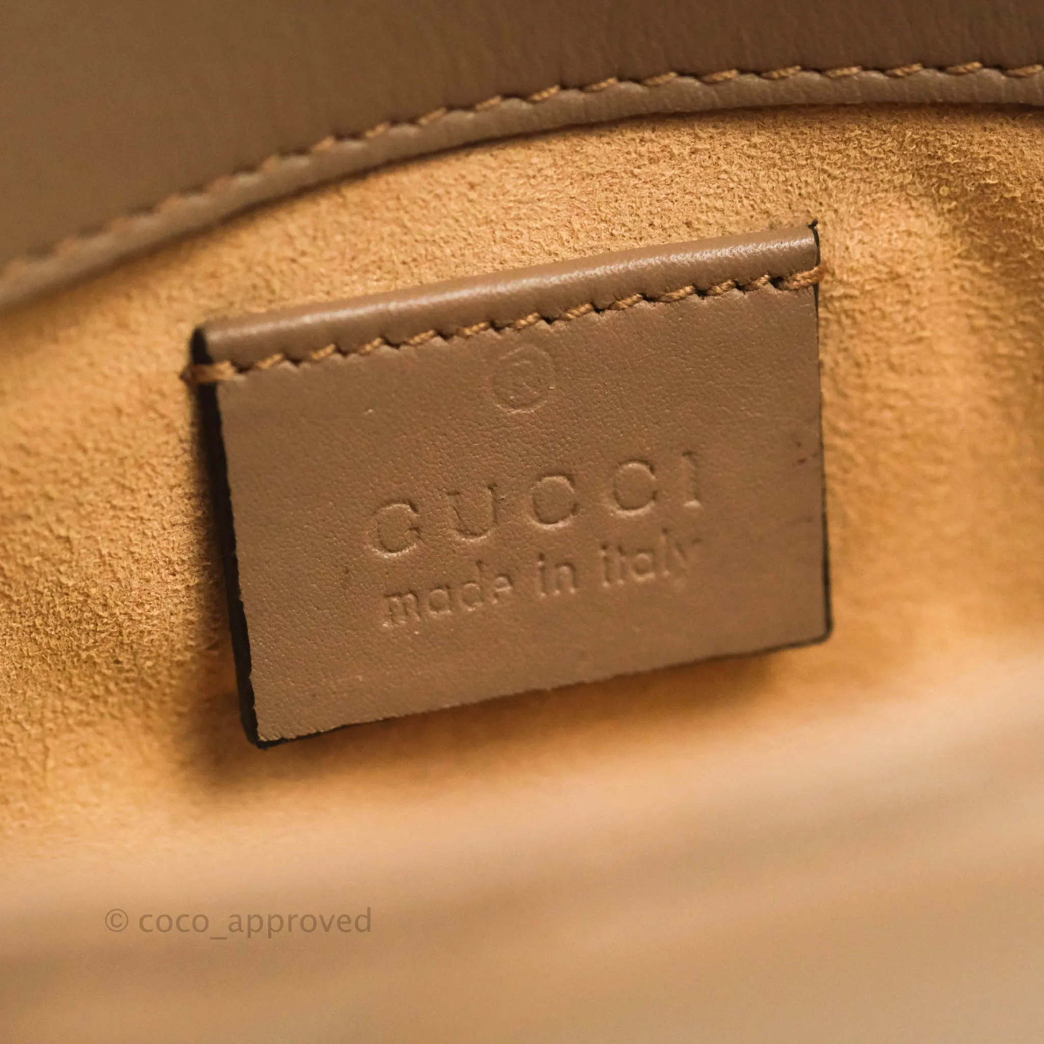 Gucci GG Marmont Matelass Leather Super Mini Bag Dusty Pink