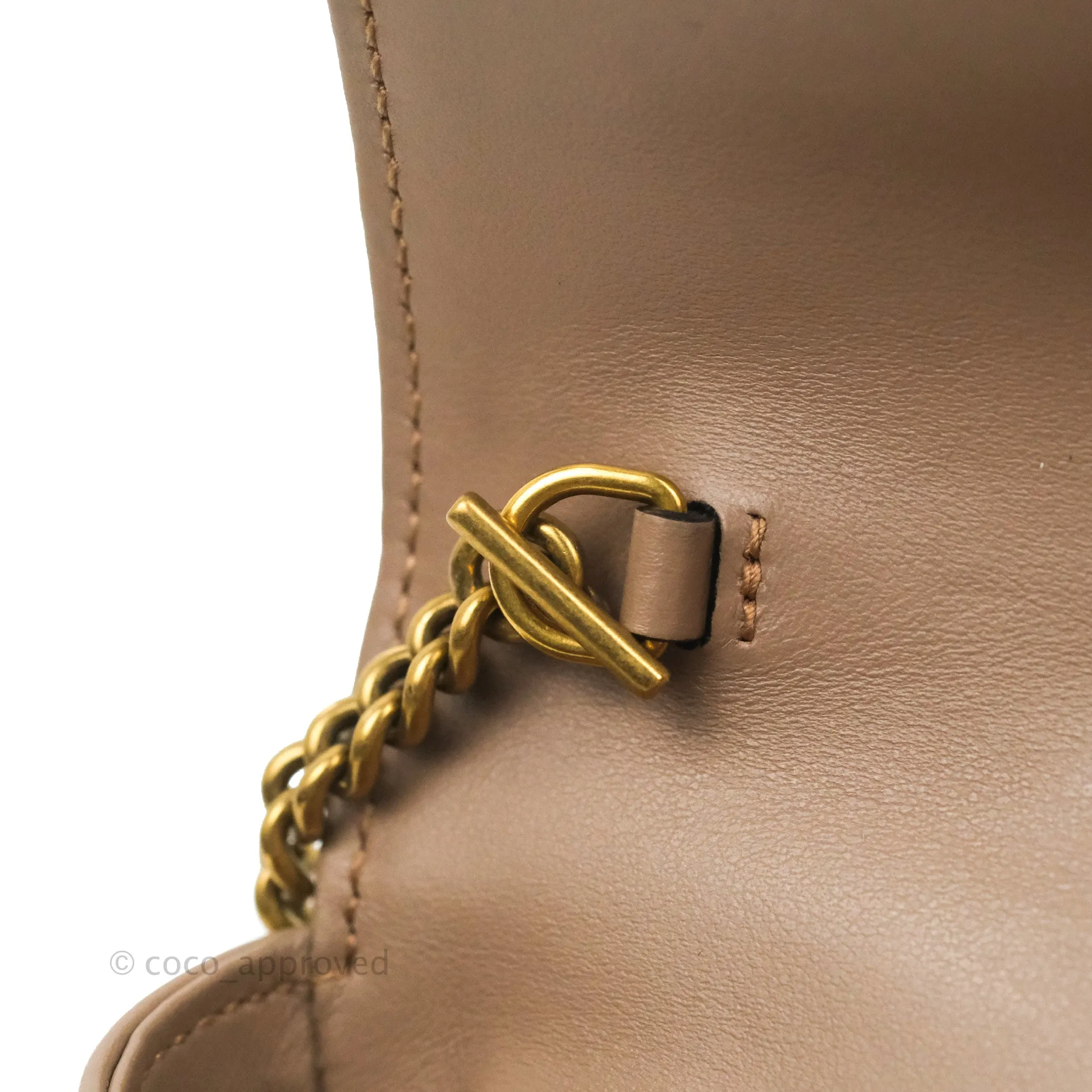 Gucci GG Marmont Matelass Leather Super Mini Bag Dusty Pink