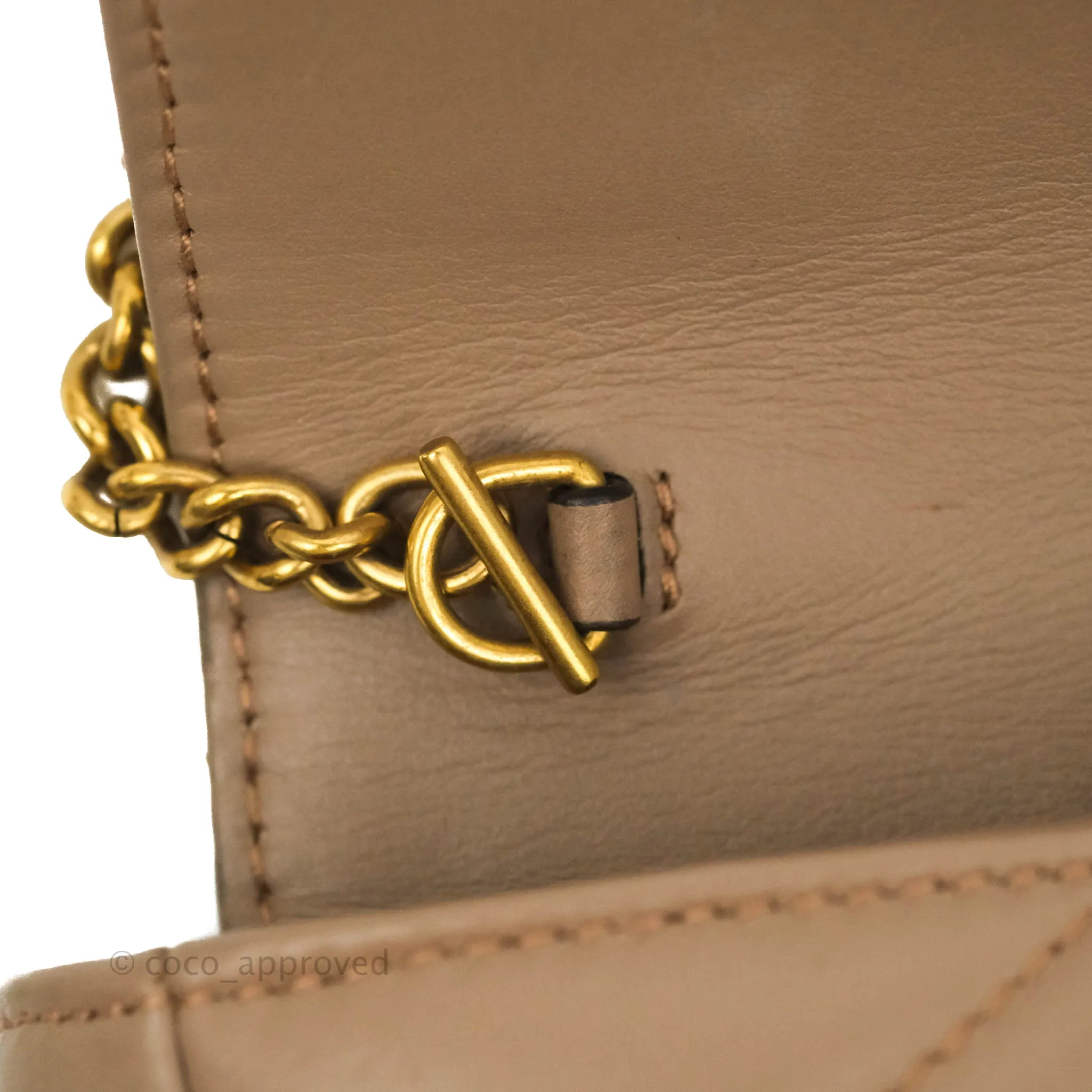 Gucci GG Marmont Matelass Leather Super Mini Bag Dusty Pink