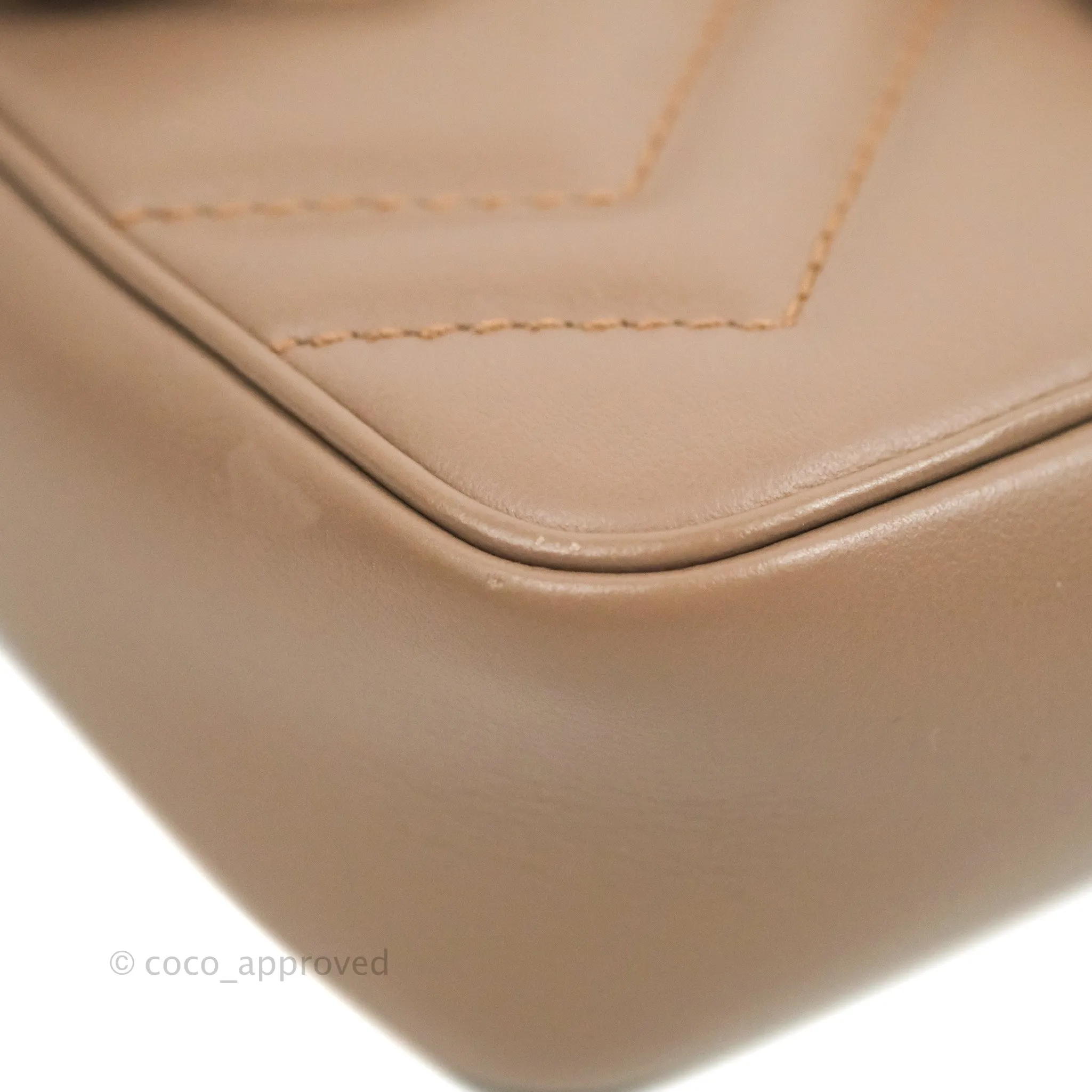 Gucci GG Marmont Matelass Leather Super Mini Bag Dusty Pink