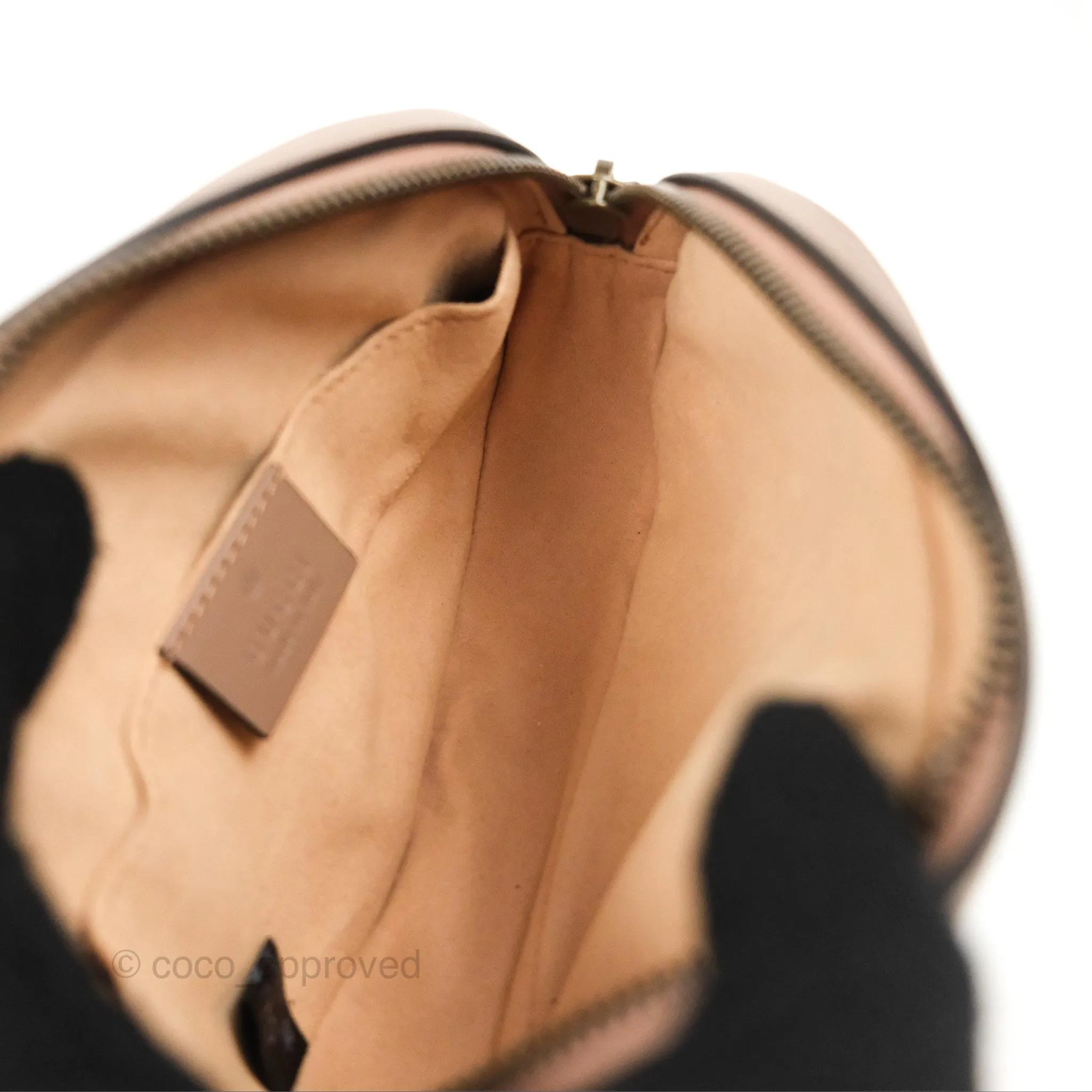 Gucci GG Marmont Matelass Oval Belt Bag Dusty Pink