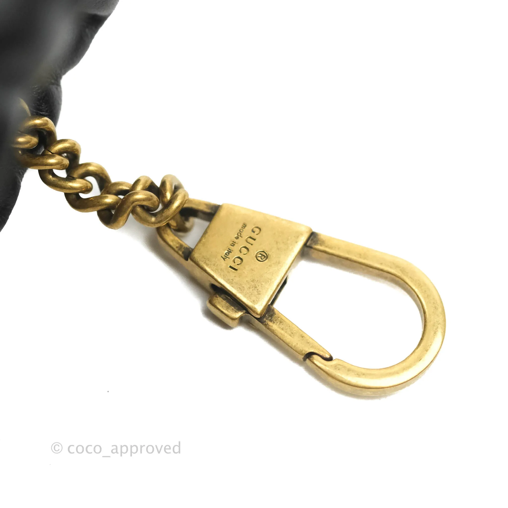 Gucci GG Marmont Mini Leather Bucket Bag Black