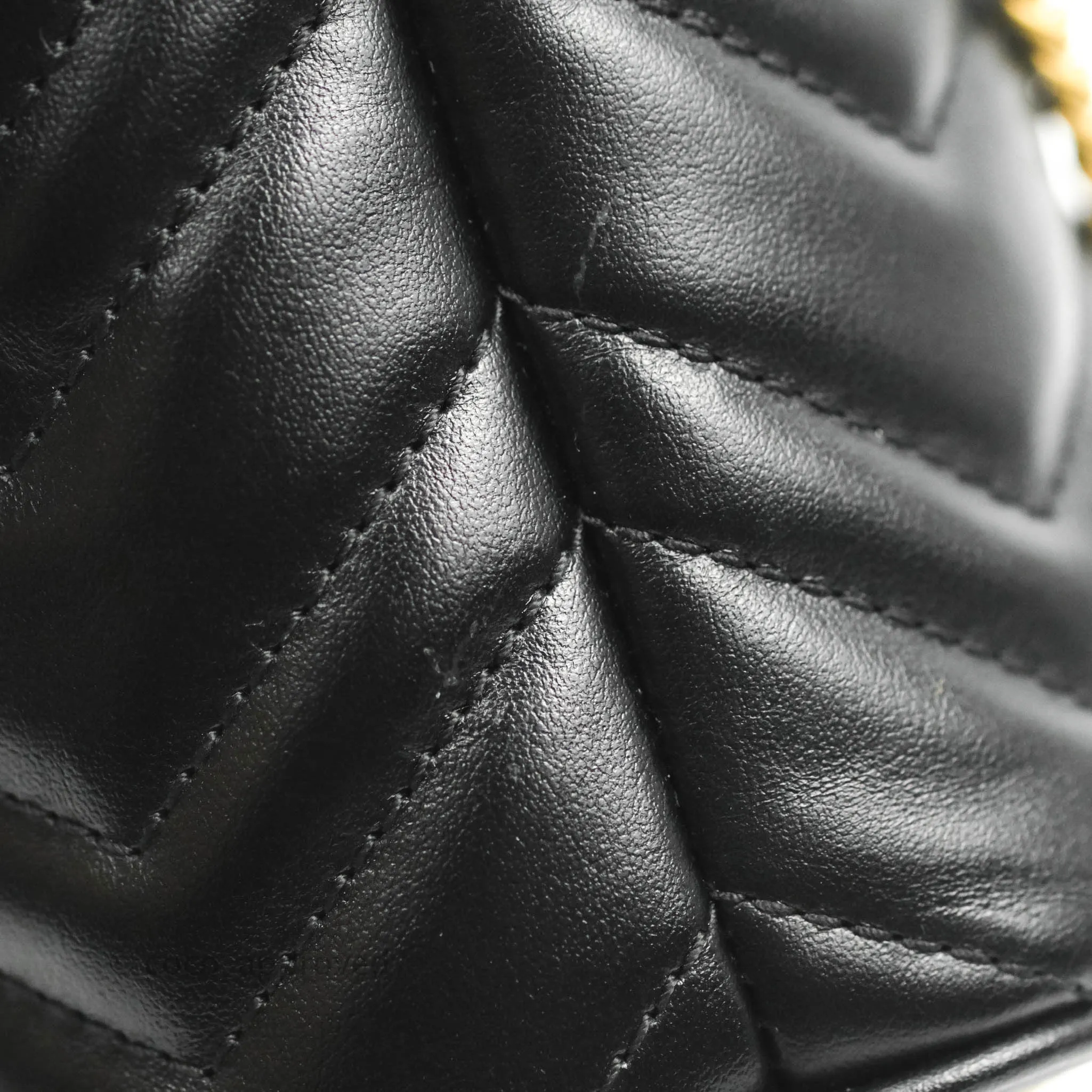 Gucci GG Marmont Mini Leather Bucket Bag Black
