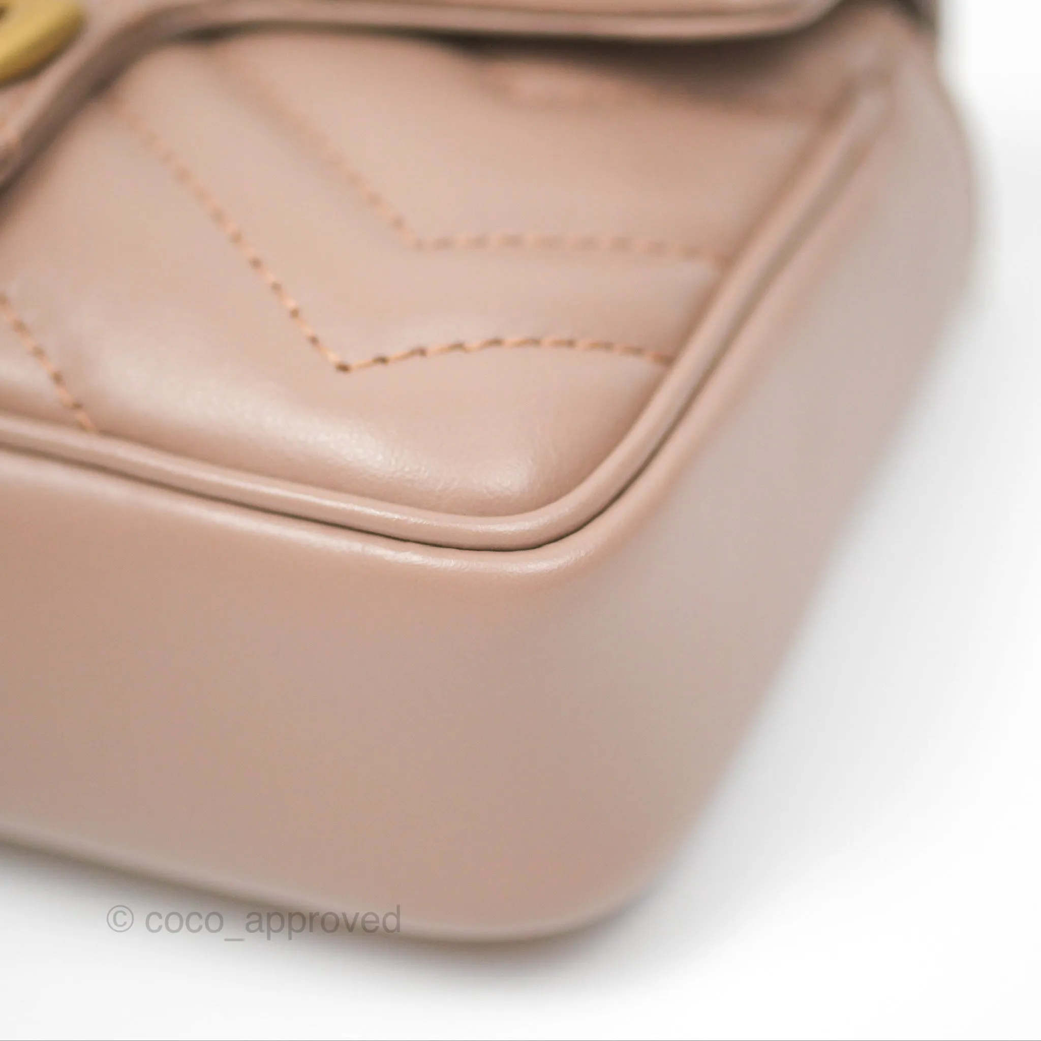 Gucci GG Marmont Super Mini Bag Dusty Pink