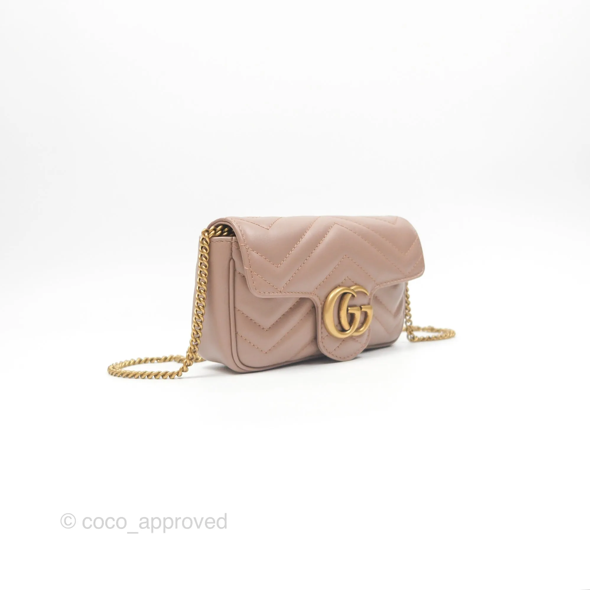 Gucci GG Marmont Super Mini Bag Dusty Pink
