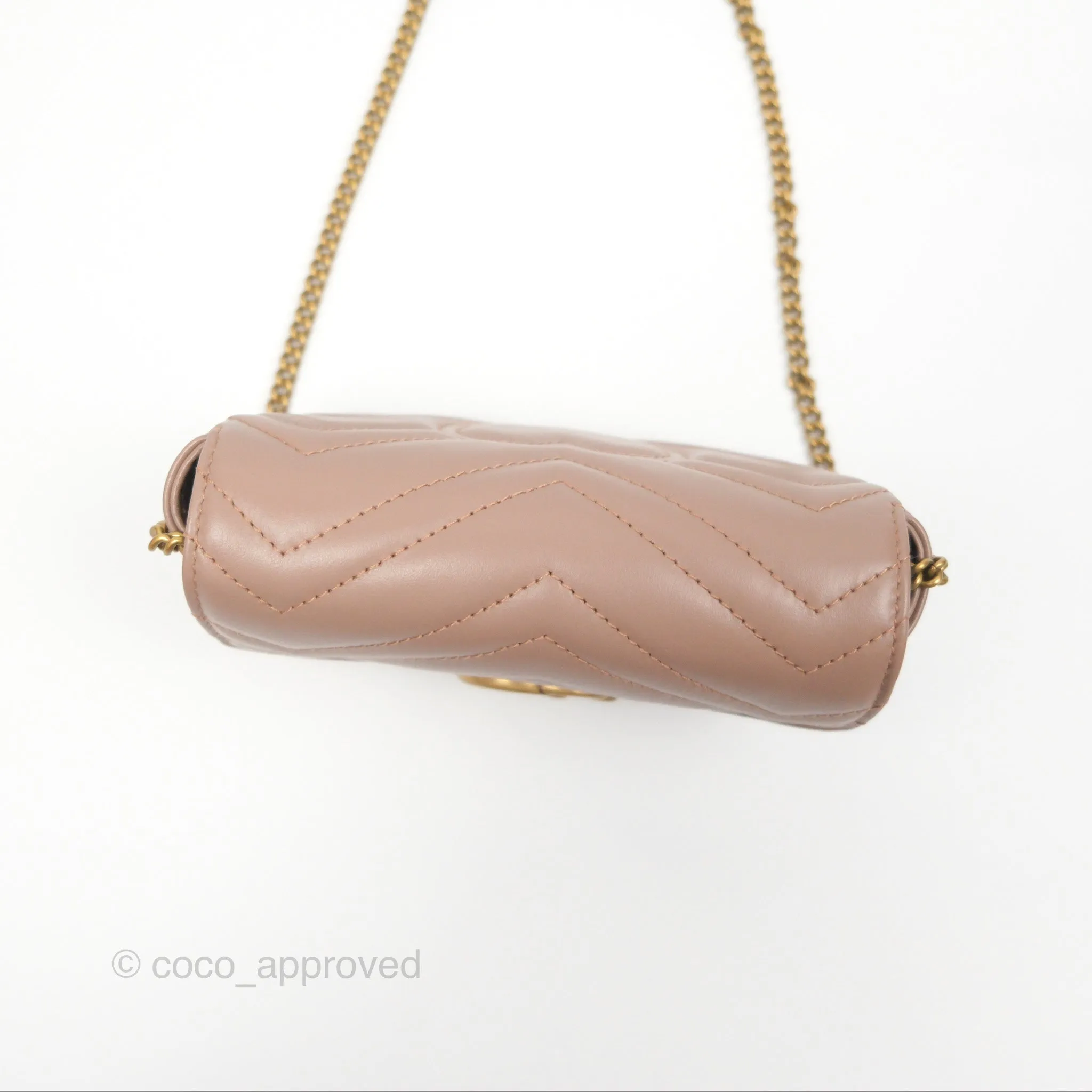 Gucci GG Marmont Super Mini Bag Dusty Pink