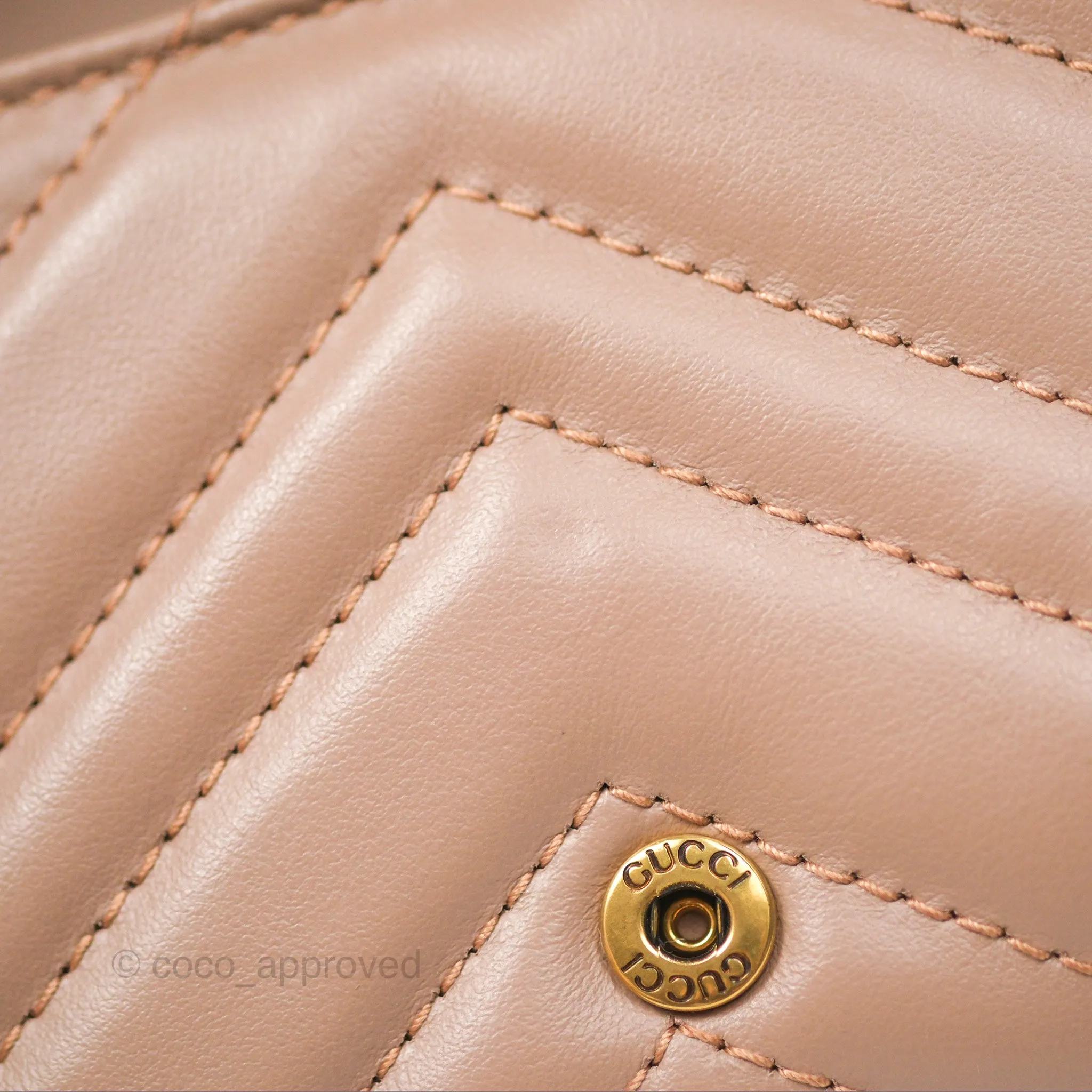 Gucci GG Marmont Super Mini Bag Dusty Pink