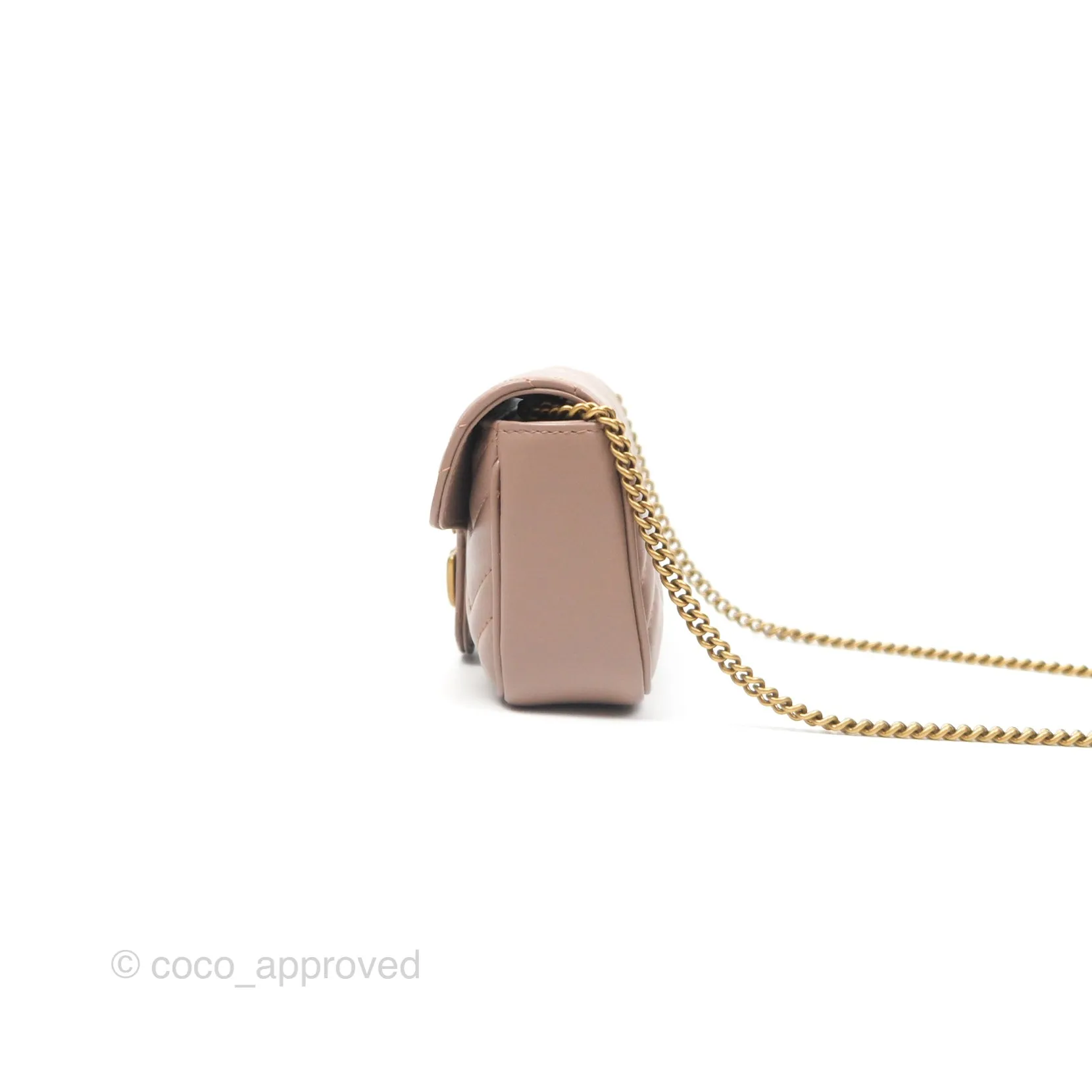 Gucci GG Marmont Super Mini Bag Dusty Pink