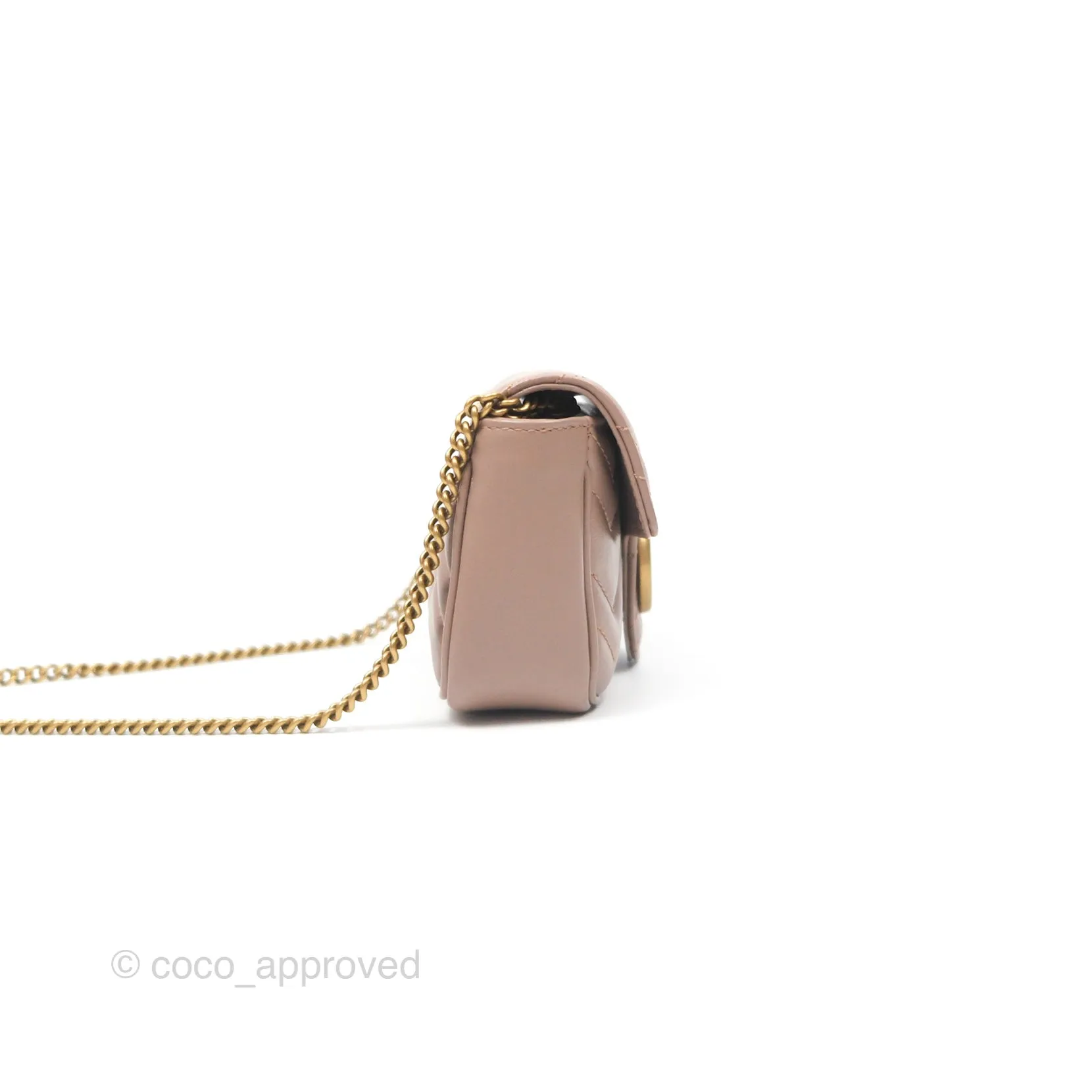 Gucci GG Marmont Super Mini Bag Dusty Pink