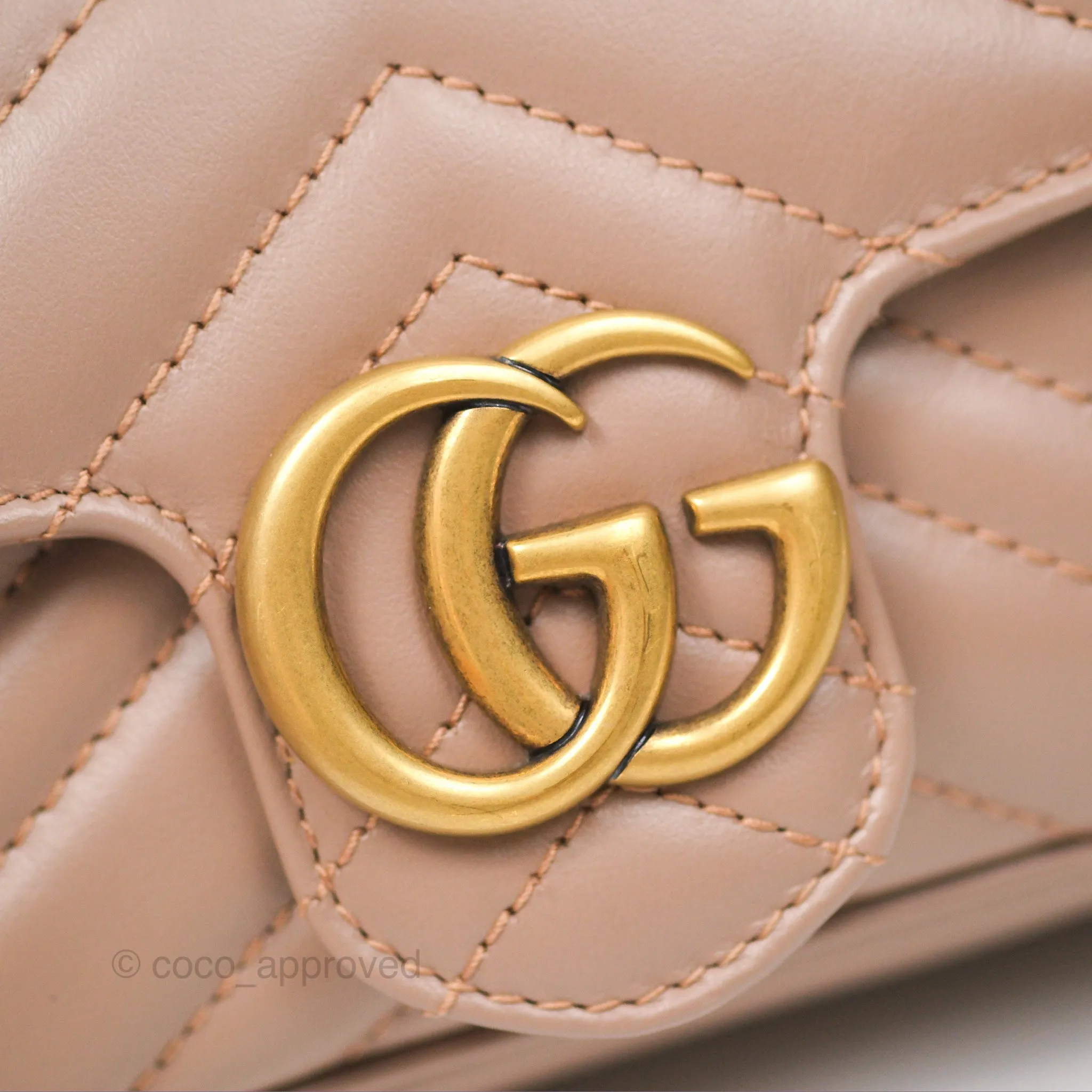 Gucci GG Marmont Super Mini Bag Dusty Pink