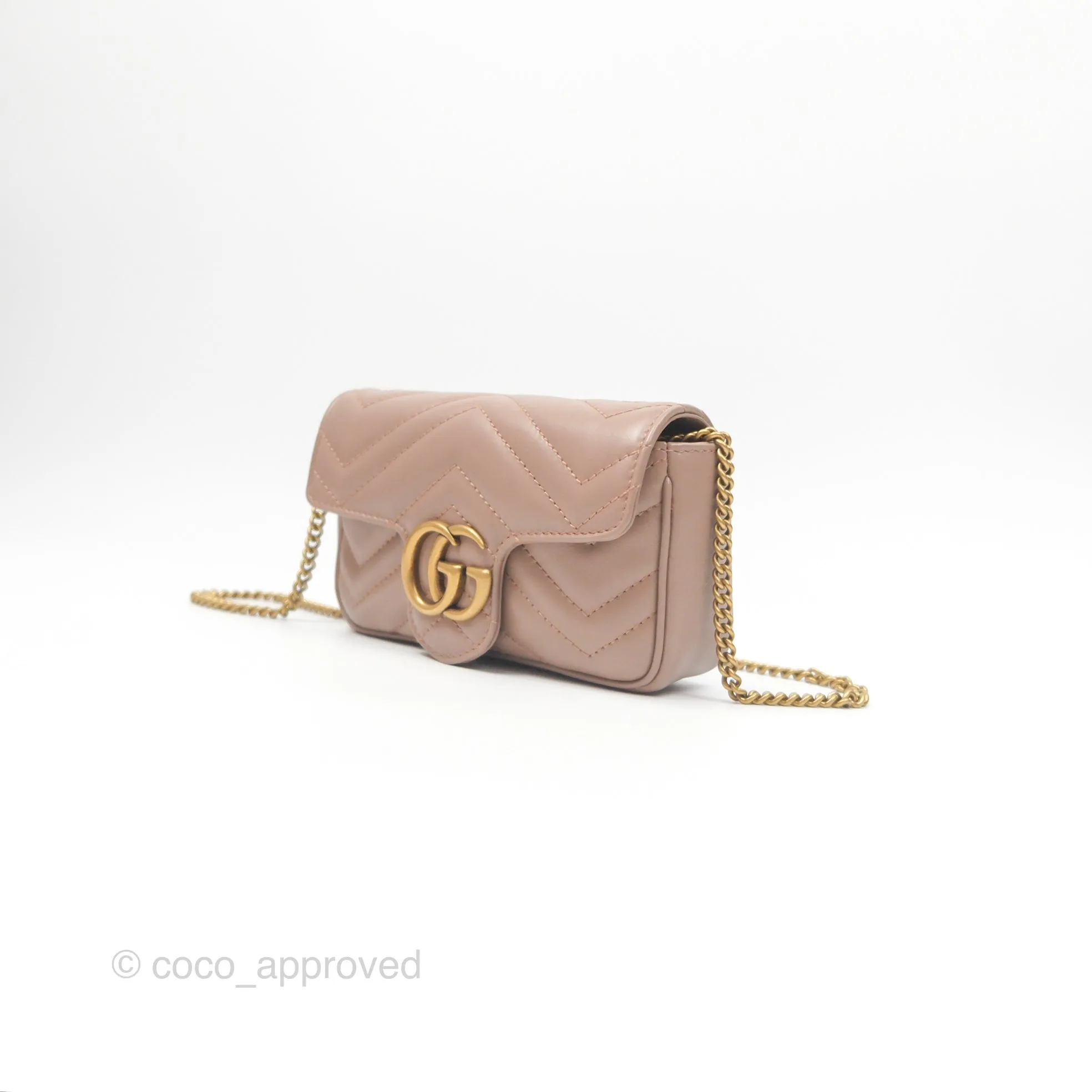 Gucci GG Marmont Super Mini Bag Dusty Pink