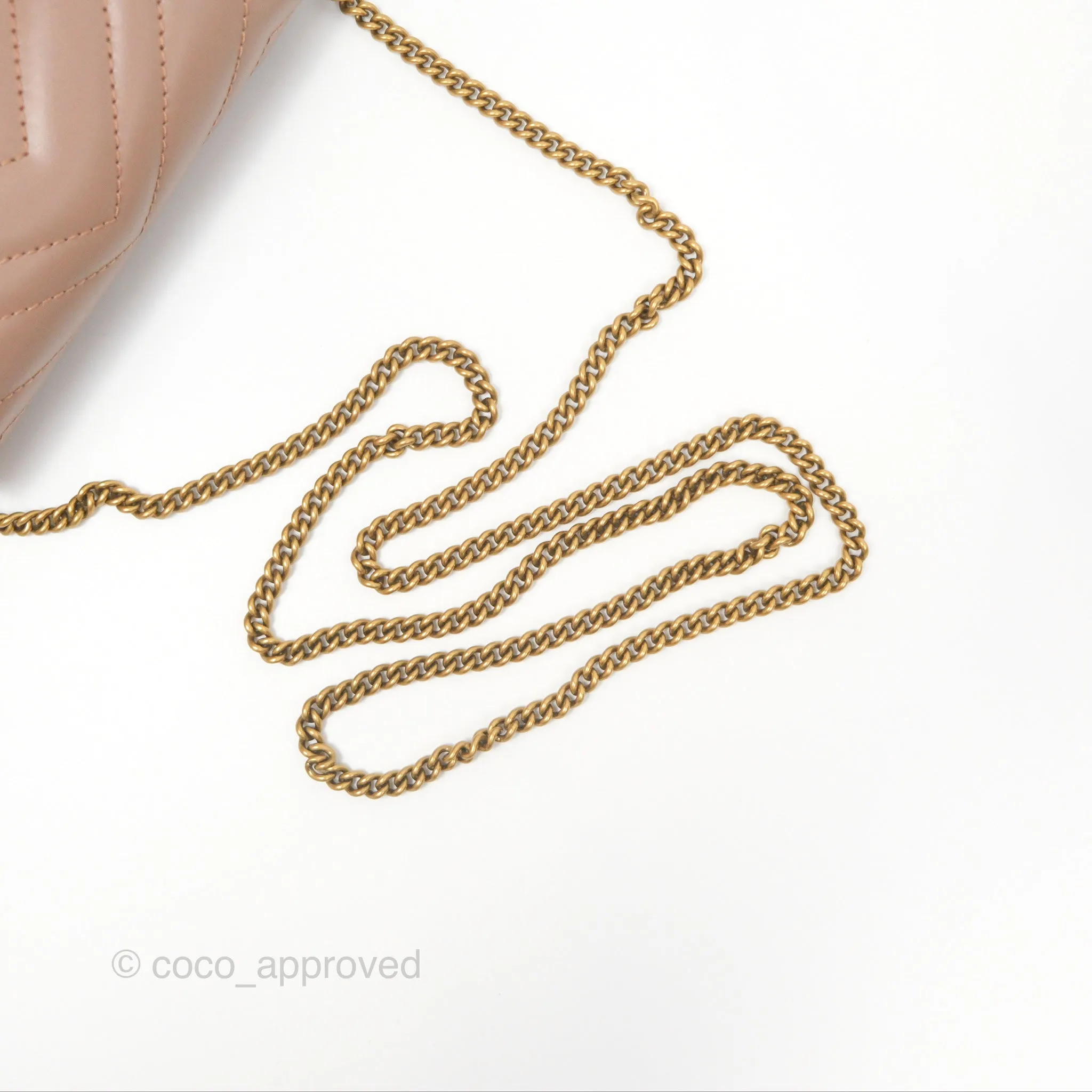 Gucci GG Marmont Super Mini Bag Dusty Pink