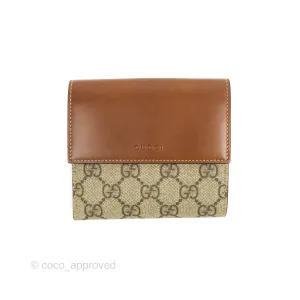 Gucci GG Monogram Brown Canvas Wallet