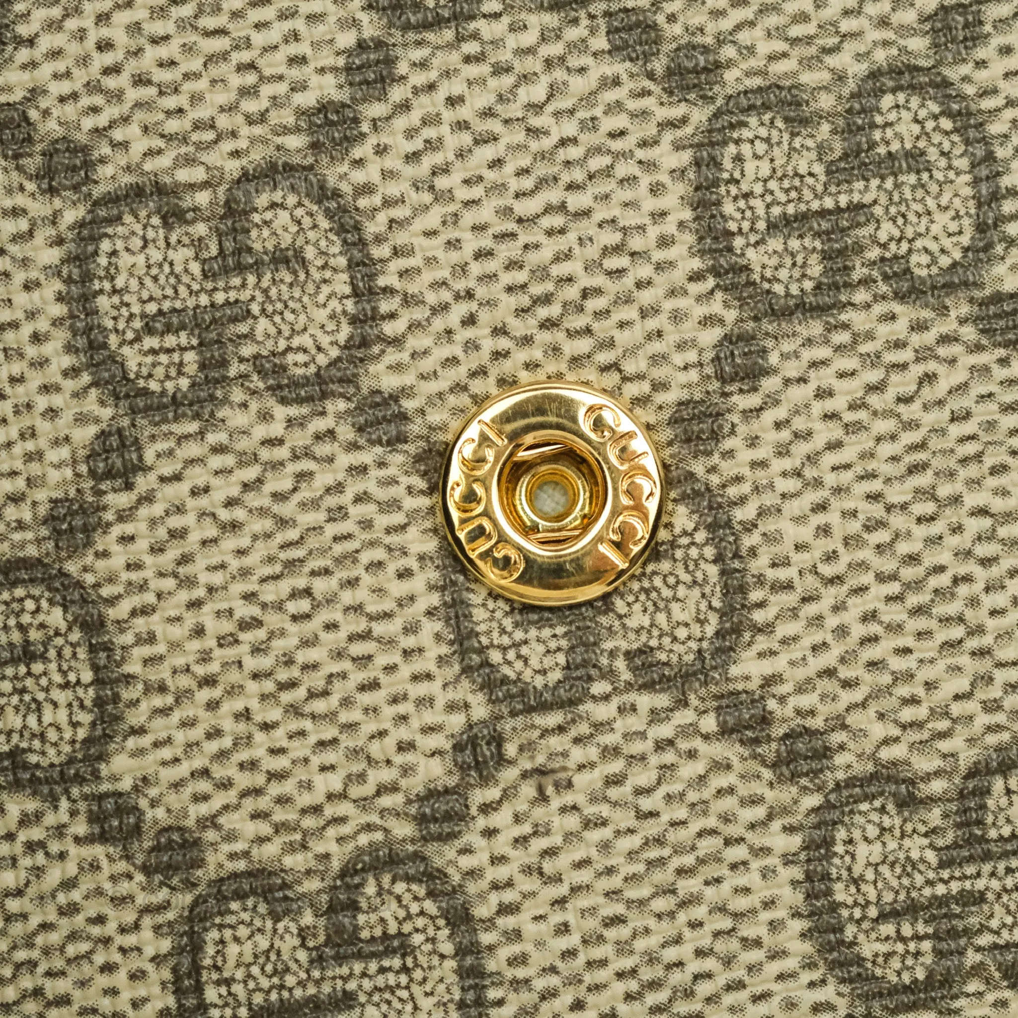 Gucci GG Monogram Brown Canvas Wallet