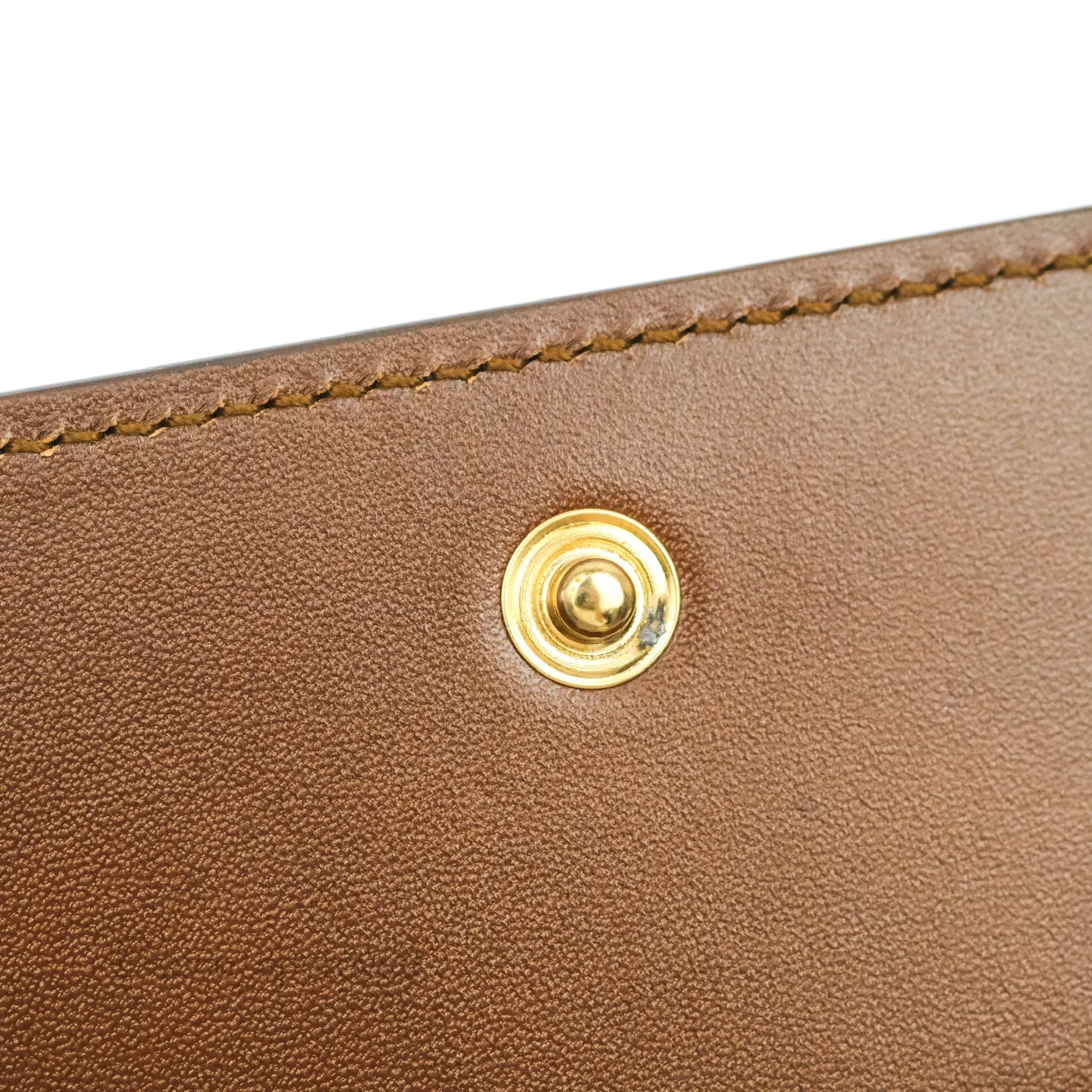 Gucci GG Monogram Brown Canvas Wallet